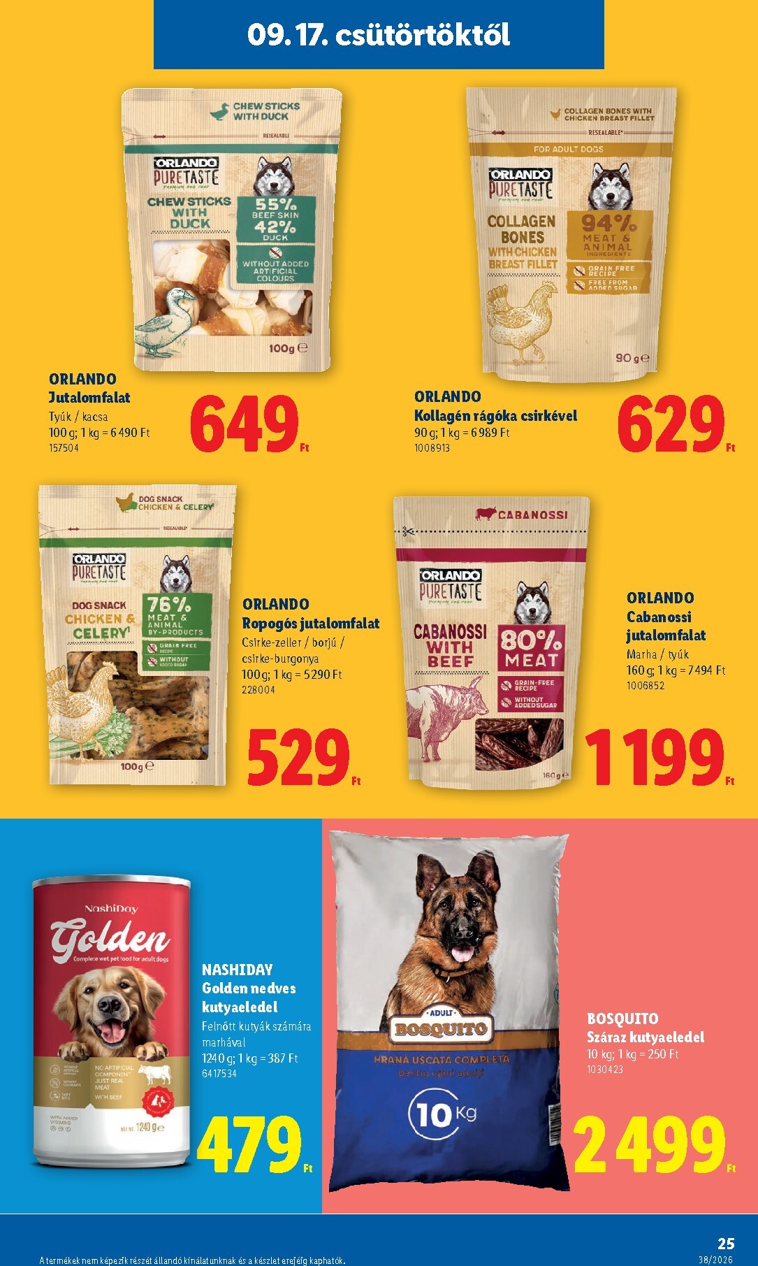 lidl - Aktuális Lidl szórólap érvényes csütörtöktől 2026.09.17.-től szerdától 2026.09.23.-ig - page: 25