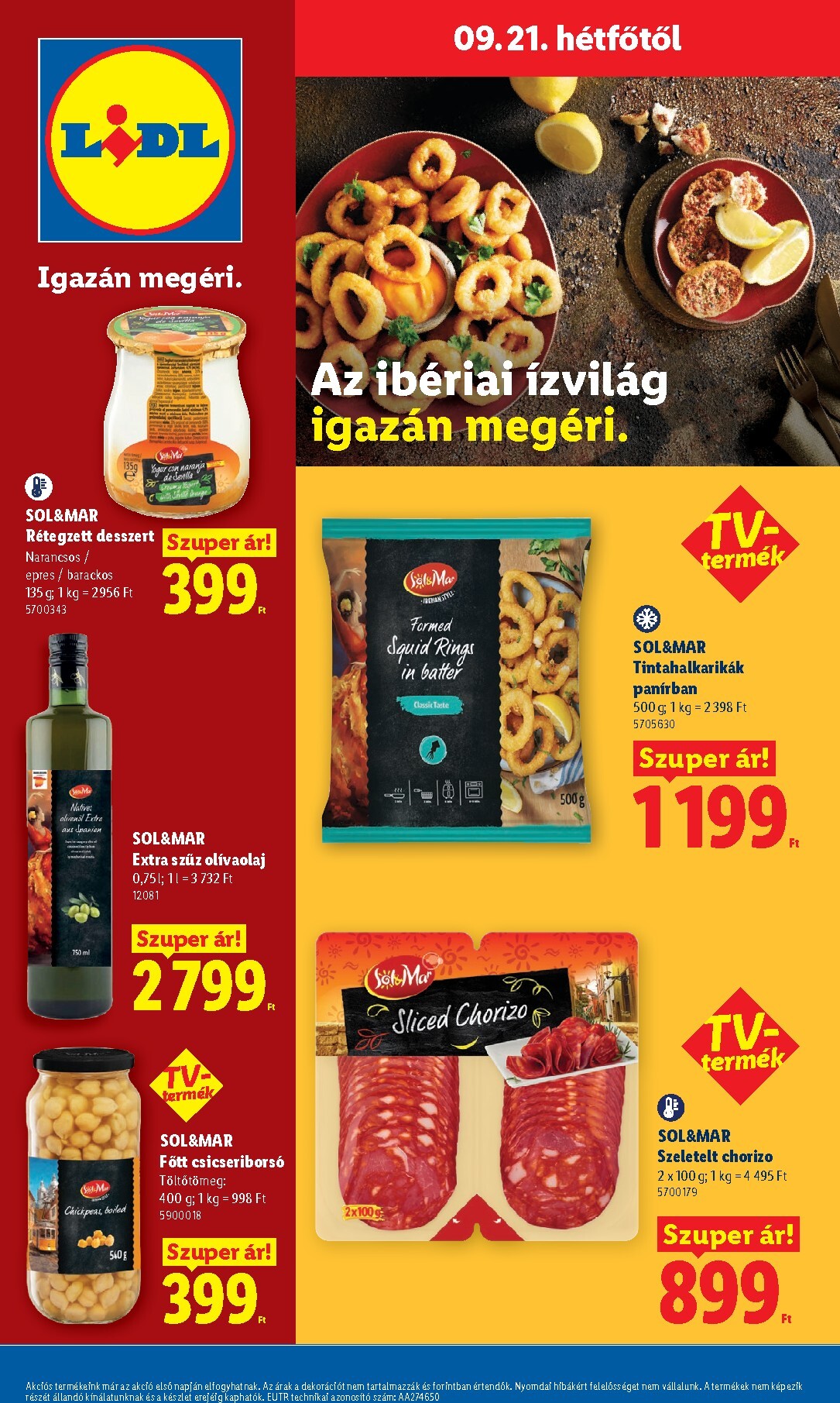 lidl - Aktuális Lidl szórólap érvényes csütörtöktől 2026.09.17.-től szerdától 2026.09.23.-ig - page: 70