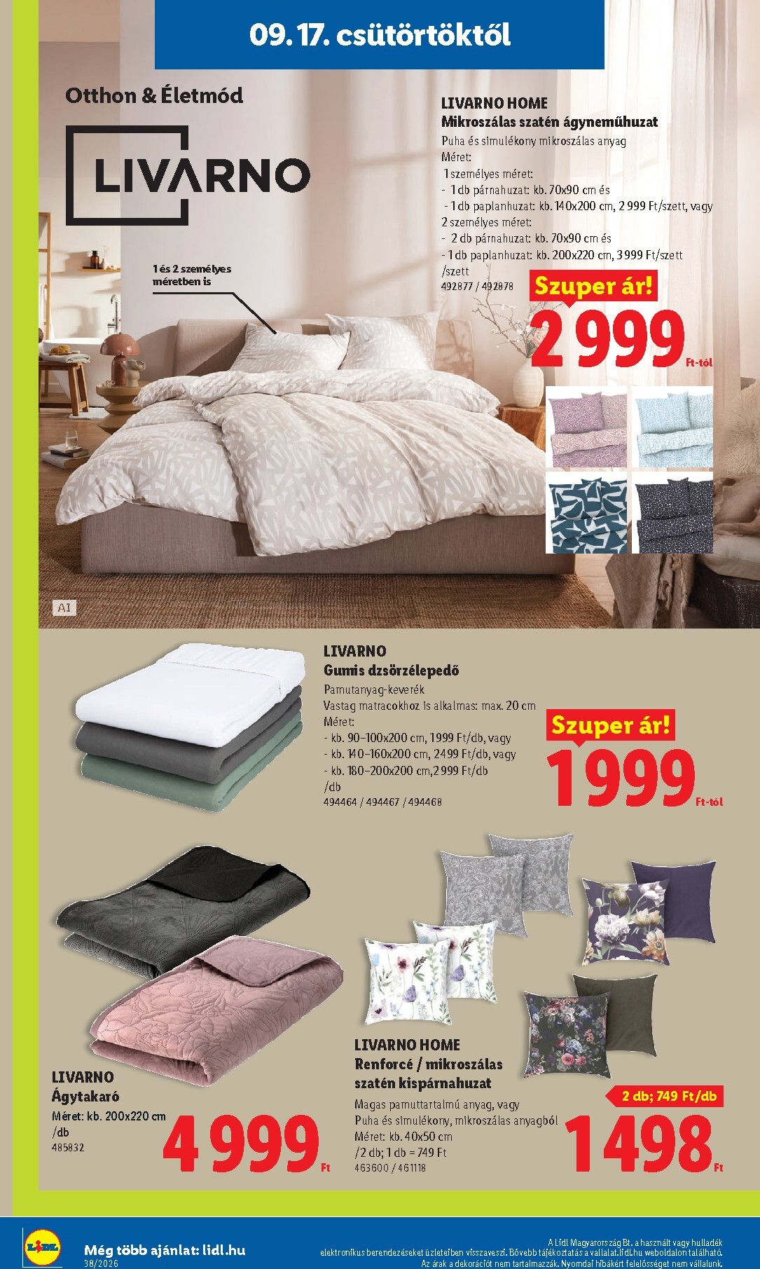 lidl - Aktuális Lidl szórólap érvényes csütörtöktől 2026.09.17.-től szerdától 2026.09.23.-ig - page: 34