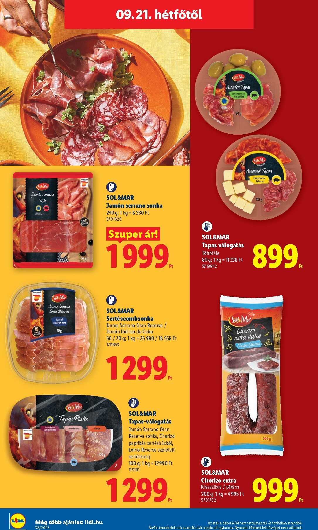 lidl - Aktuális Lidl szórólap érvényes csütörtöktől 2026.09.17.-től szerdától 2026.09.23.-ig - page: 62