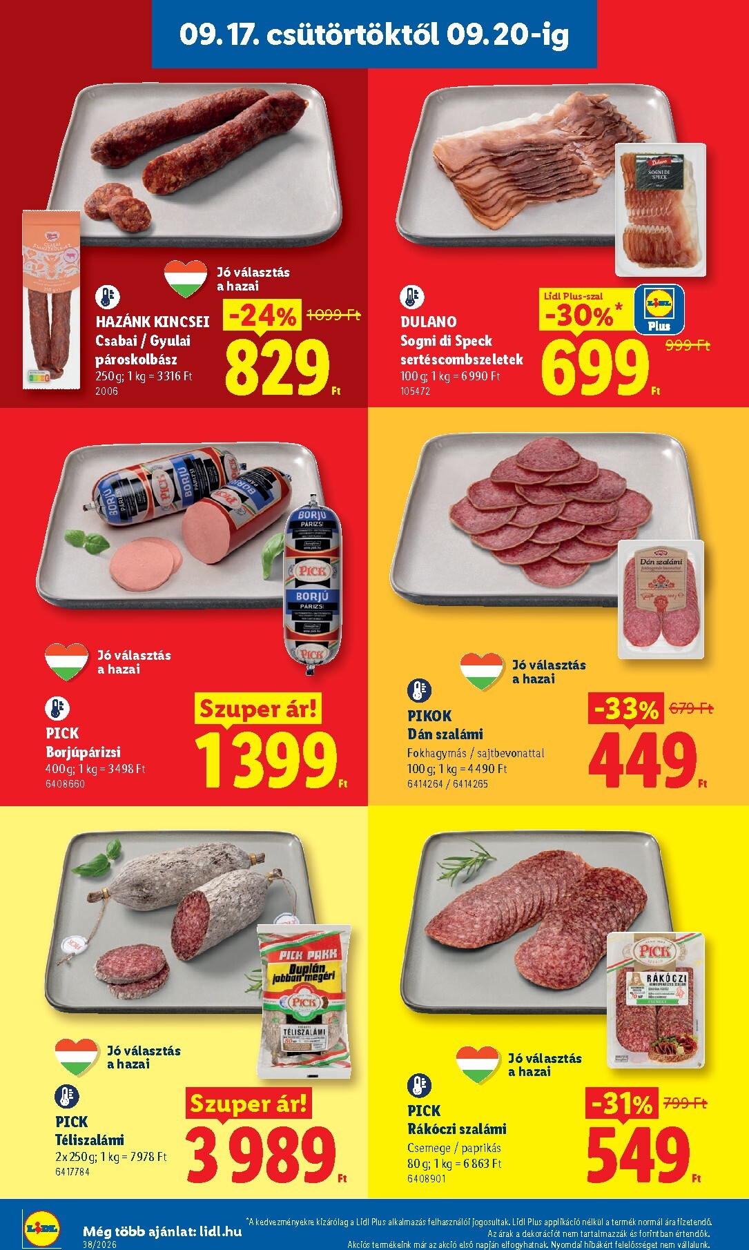 lidl - Aktuális Lidl szórólap érvényes csütörtöktől 2026.09.17.-től szerdától 2026.09.23.-ig - page: 8