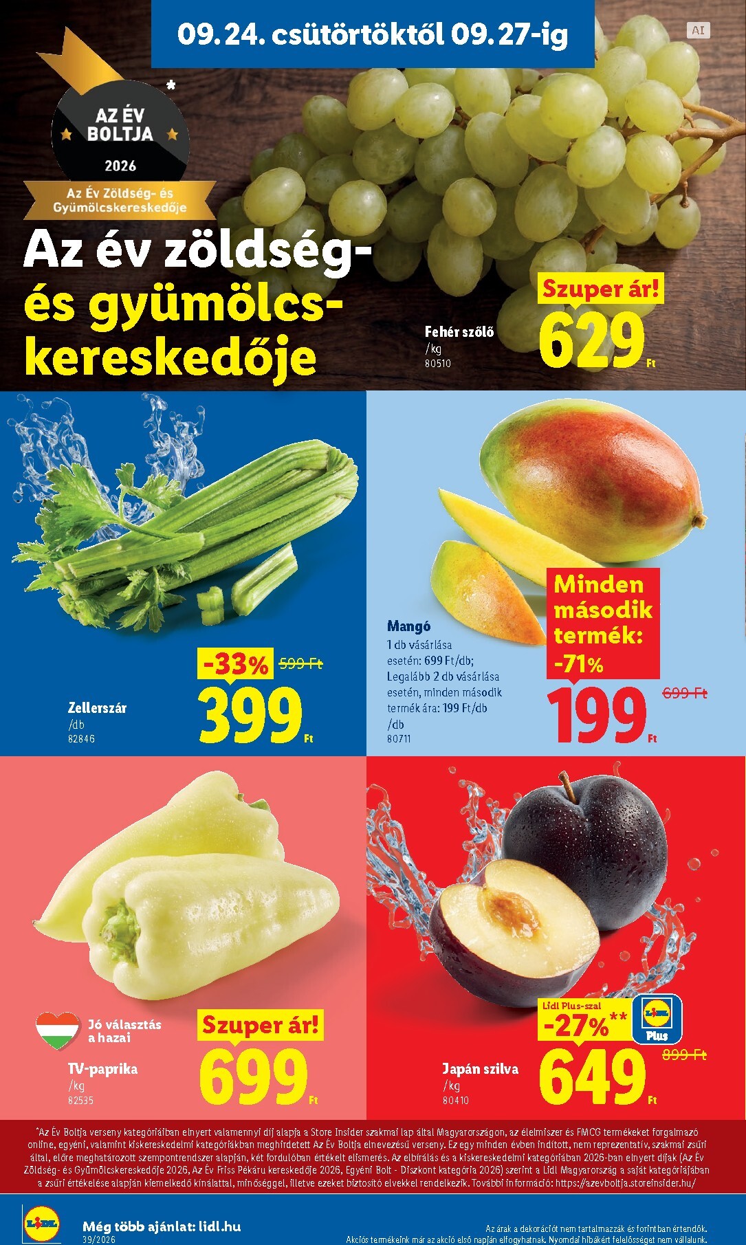lidl - Aktuális Lidl szórólap érvényes csütörtöktől 2026.09.24.-től szerdától 2026.09.30.-ig - page: 2