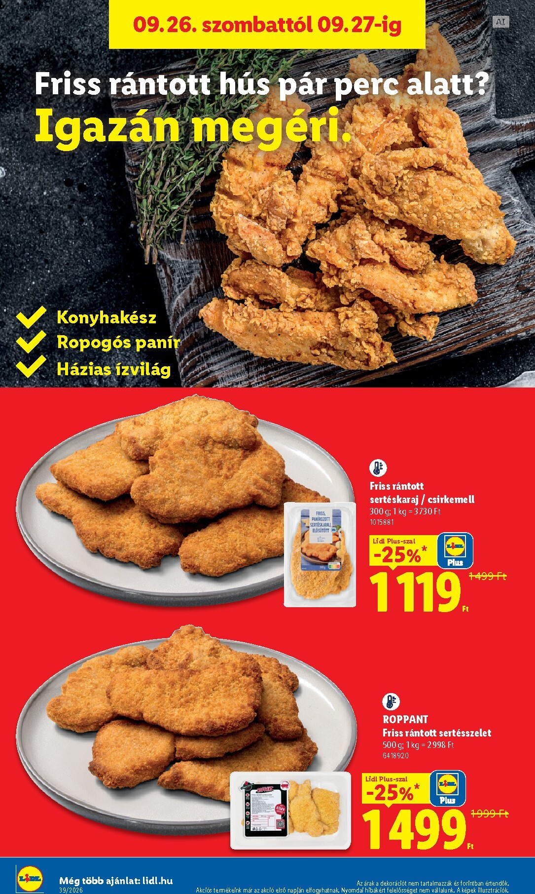 lidl - Aktuális Lidl szórólap érvényes csütörtöktől 2026.09.24.-től szerdától 2026.09.30.-ig - page: 34