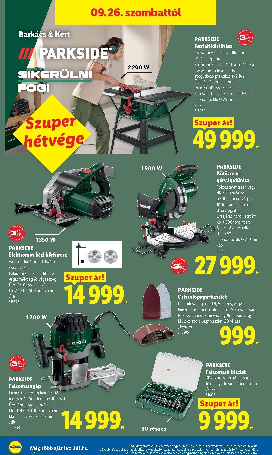 lidl - Aktuális Lidl szórólap érvényes csütörtöktől 2026.09.24.-től szerdától 2026.09.30.-ig - page: 38