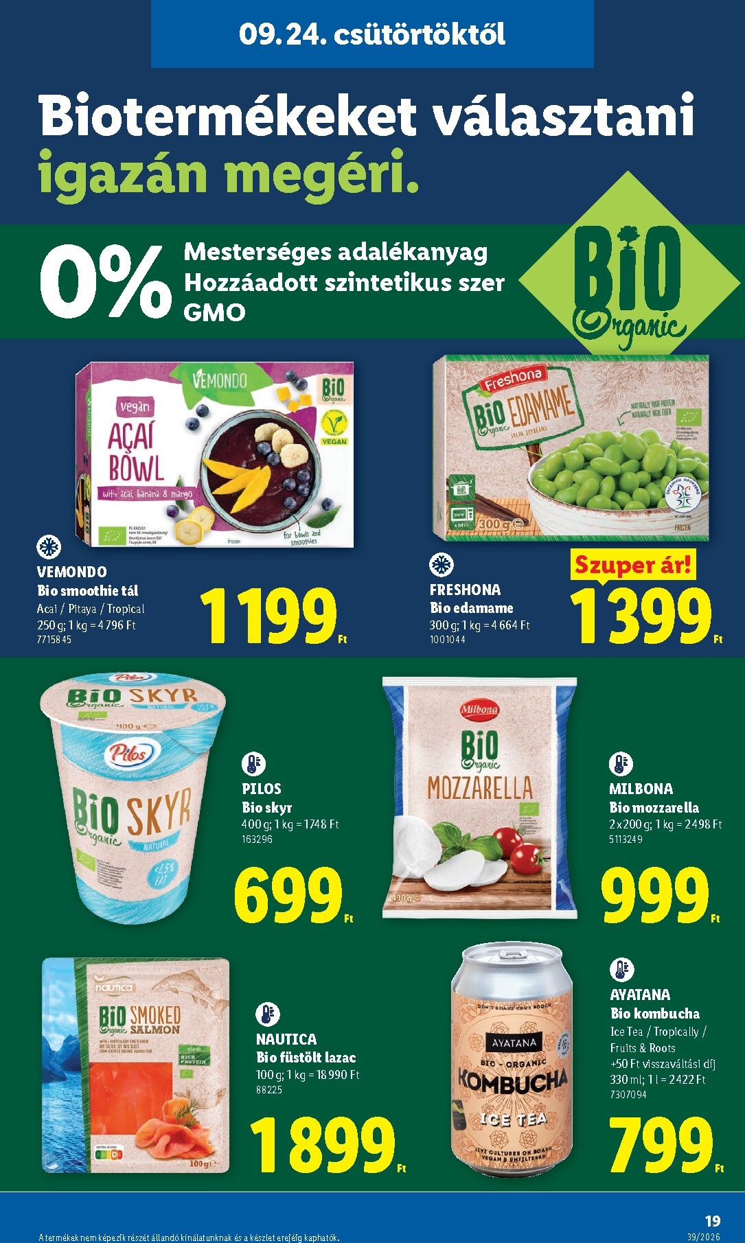 lidl - Aktuális Lidl szórólap érvényes csütörtöktől 2026.09.24.-től szerdától 2026.09.30.-ig - page: 19