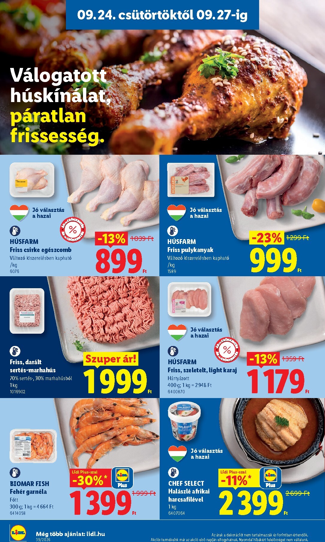 lidl - Aktuális Lidl szórólap érvényes csütörtöktől 2026.09.24.-től szerdától 2026.09.30.-ig - page: 4