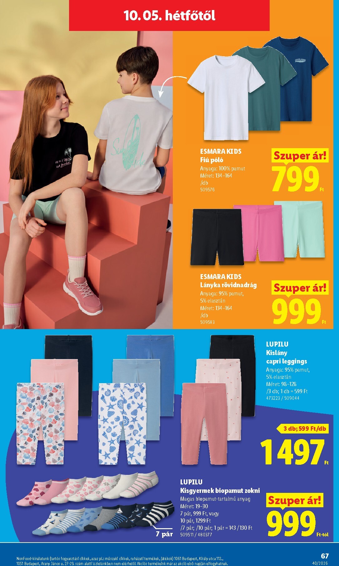 lidl - Lidl hirdetmény a következő hétre csütörtöktől 2026.10.01.-tól szerdától 2026.10.07.-ig - page: 67