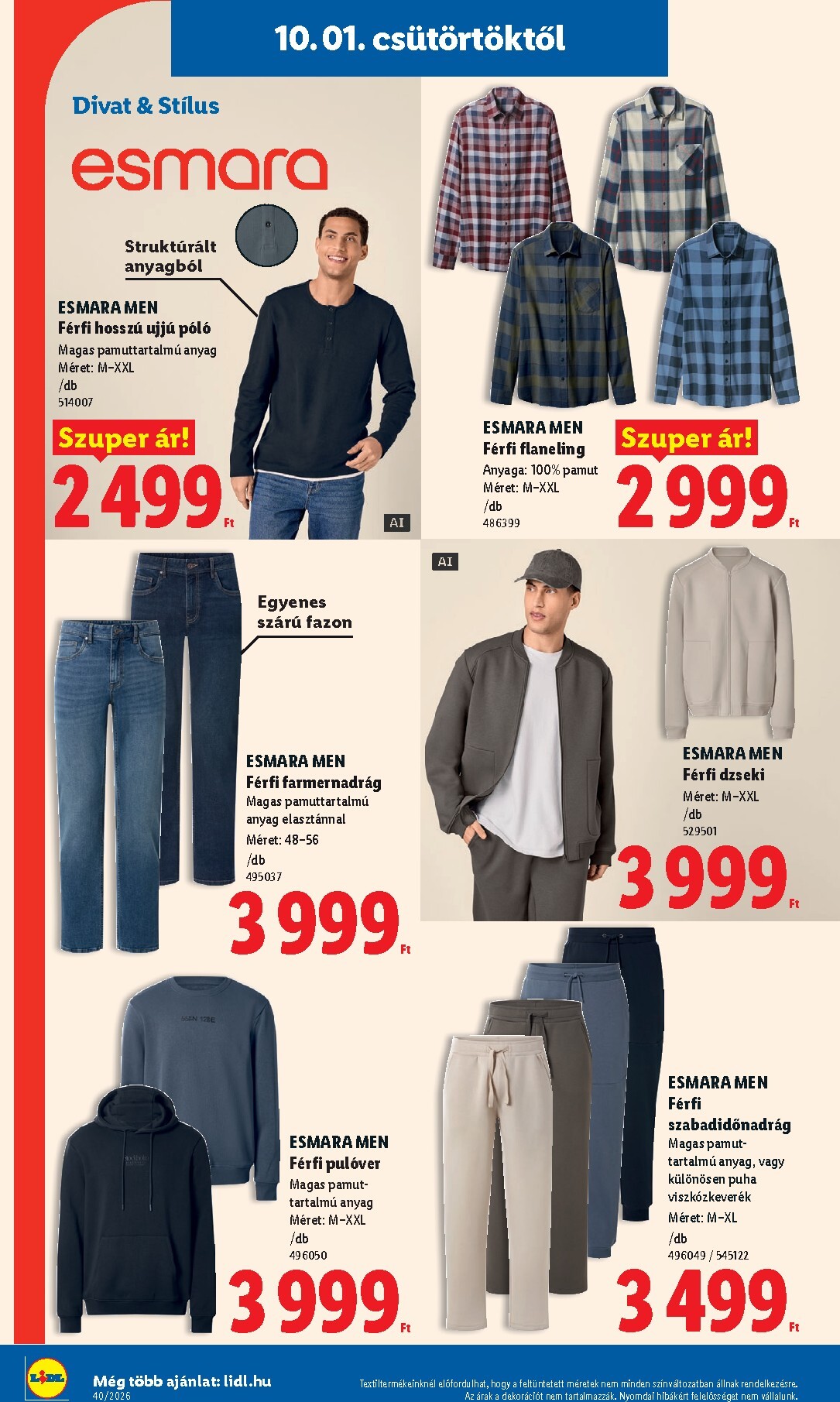 lidl - Lidl hirdetmény a következő hétre csütörtöktől 2026.10.01.-tól szerdától 2026.10.07.-ig - page: 40