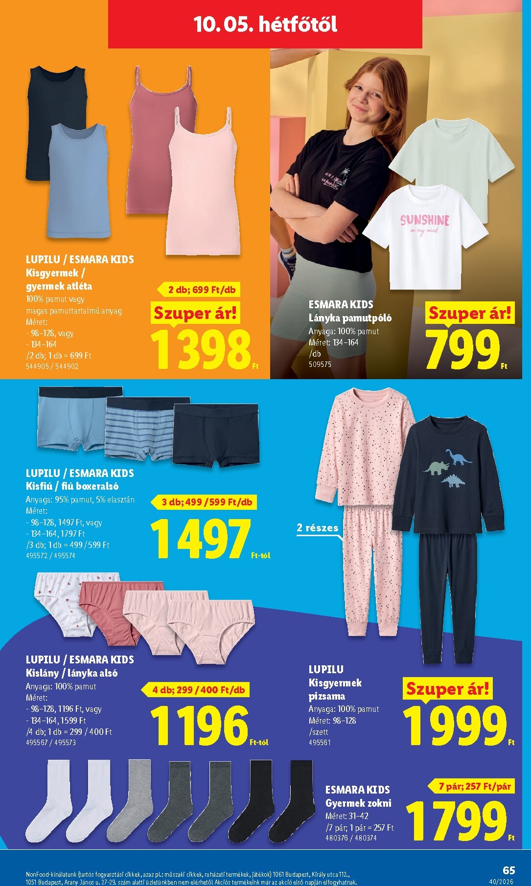 lidl - Lidl hirdetmény a következő hétre csütörtöktől 2026.10.01.-tól szerdától 2026.10.07.-ig - page: 65