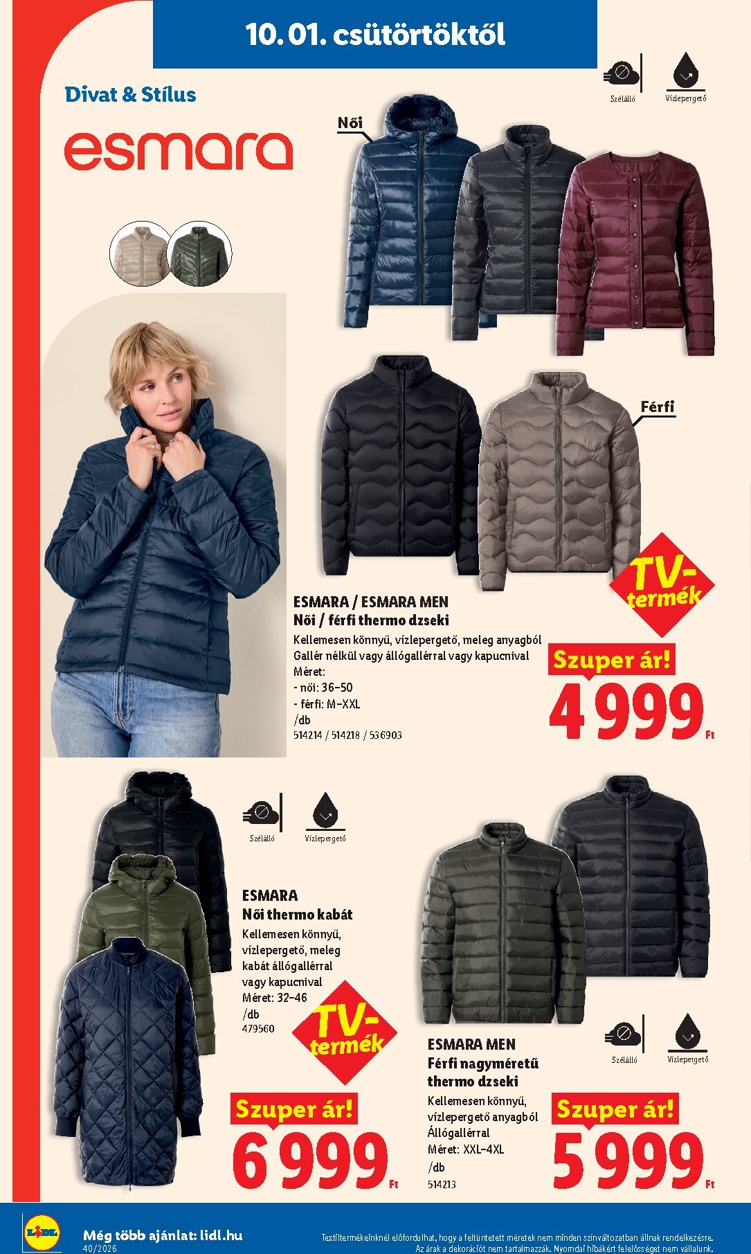 lidl - Lidl hirdetmény a következő hétre csütörtöktől 2026.10.01.-tól szerdától 2026.10.07.-ig - page: 36
