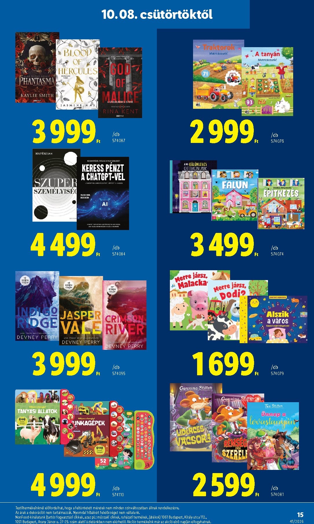lidl - Lidl - Nonfood hirdetmény a következő hétre csütörtöktől 2026.10.08.-tól szerdától 2026.10.14.-ig - page: 15