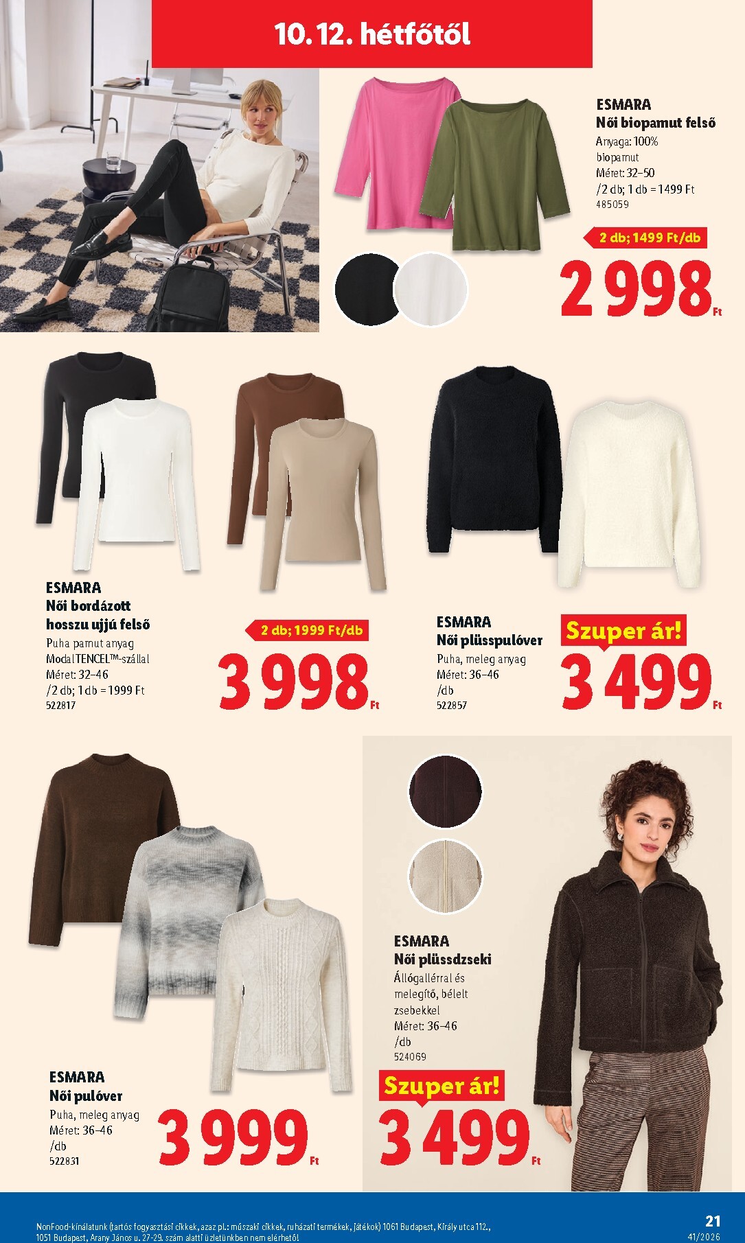 lidl - Lidl - Nonfood hirdetmény a következő hétre csütörtöktől 2026.10.08.-tól szerdától 2026.10.14.-ig - page: 21