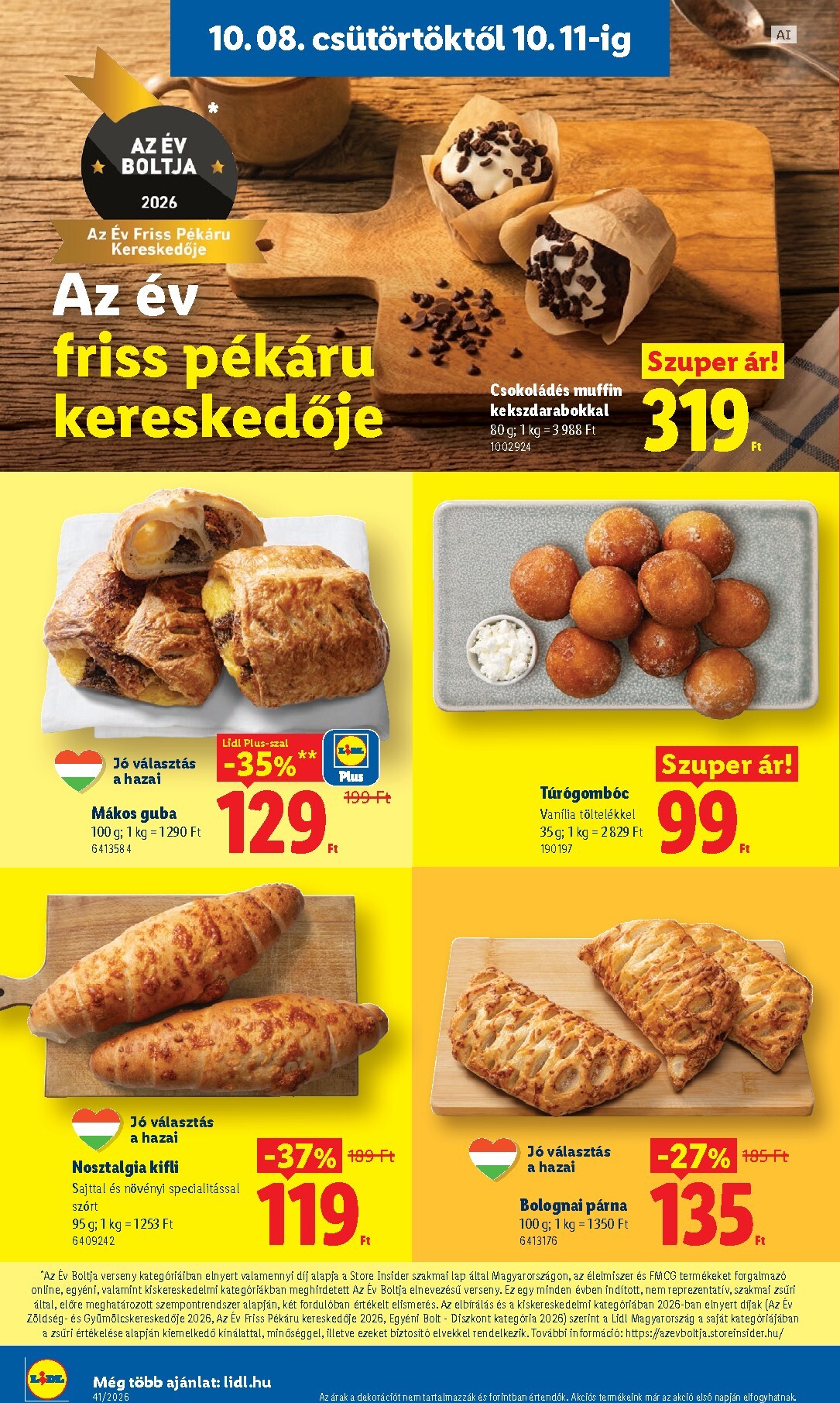 lidl - Lidl hirdetmény a következő hétre csütörtöktől 2026.10.08.-tól szerdától 2026.10.14.-ig - page: 2