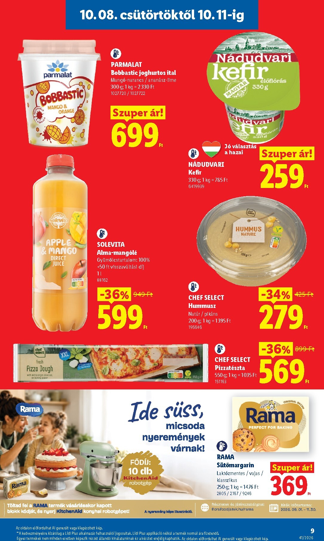 lidl - Lidl hirdetmény a következő hétre csütörtöktől 2026.10.08.-tól szerdától 2026.10.14.-ig - page: 9