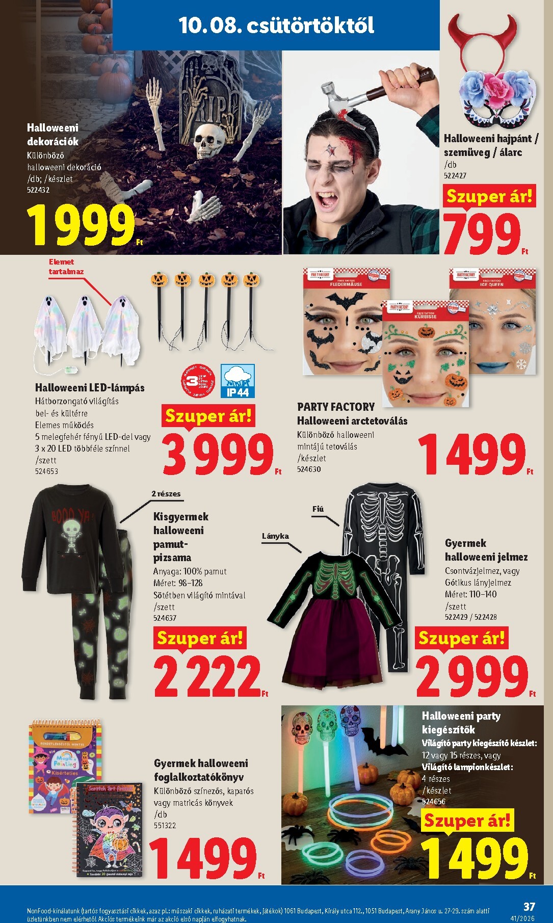 lidl - Lidl hirdetmény a következő hétre csütörtöktől 2026.10.08.-tól szerdától 2026.10.14.-ig - page: 37
