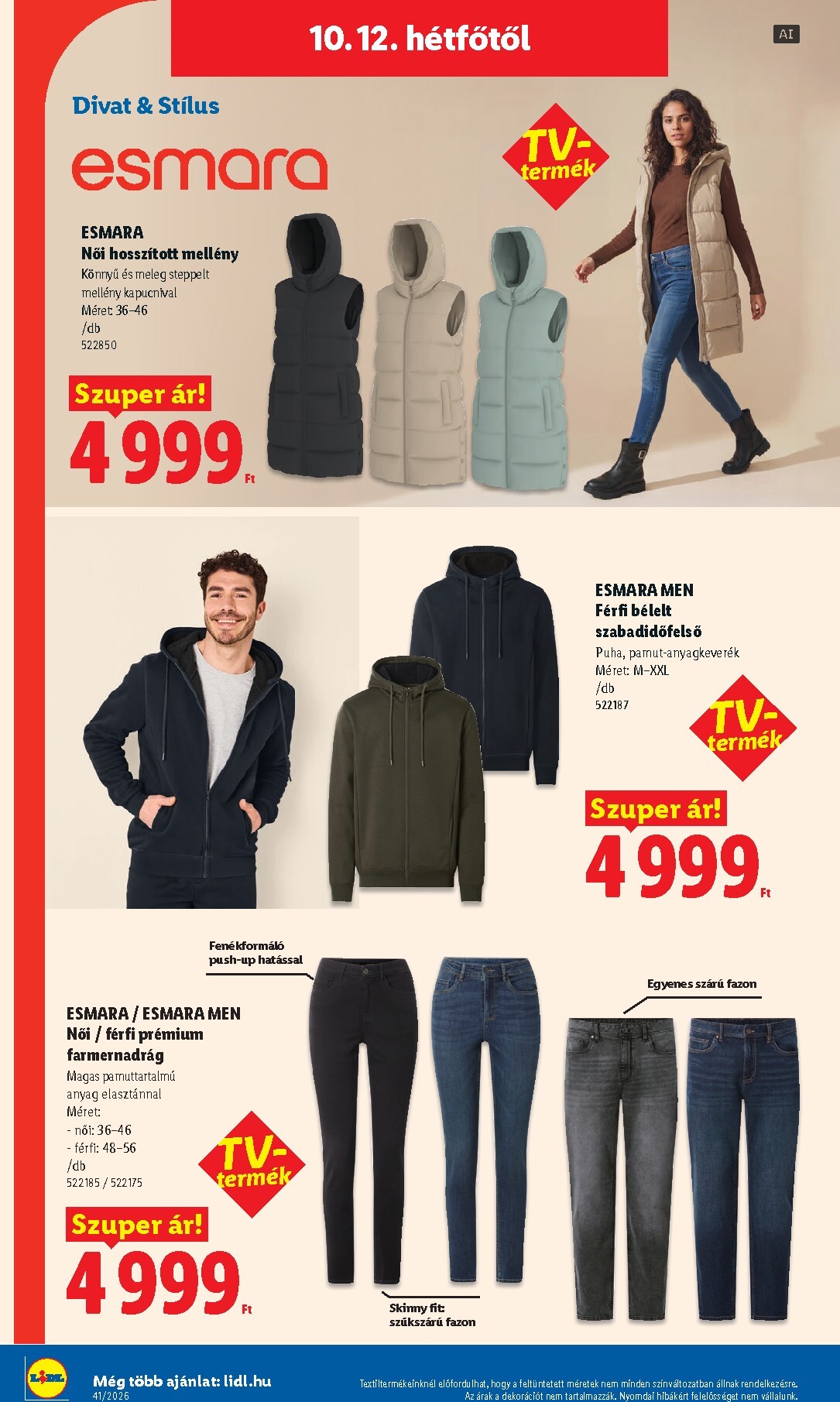 lidl - Lidl hirdetmény a következő hétre csütörtöktől 2026.10.08.-tól szerdától 2026.10.14.-ig - page: 58