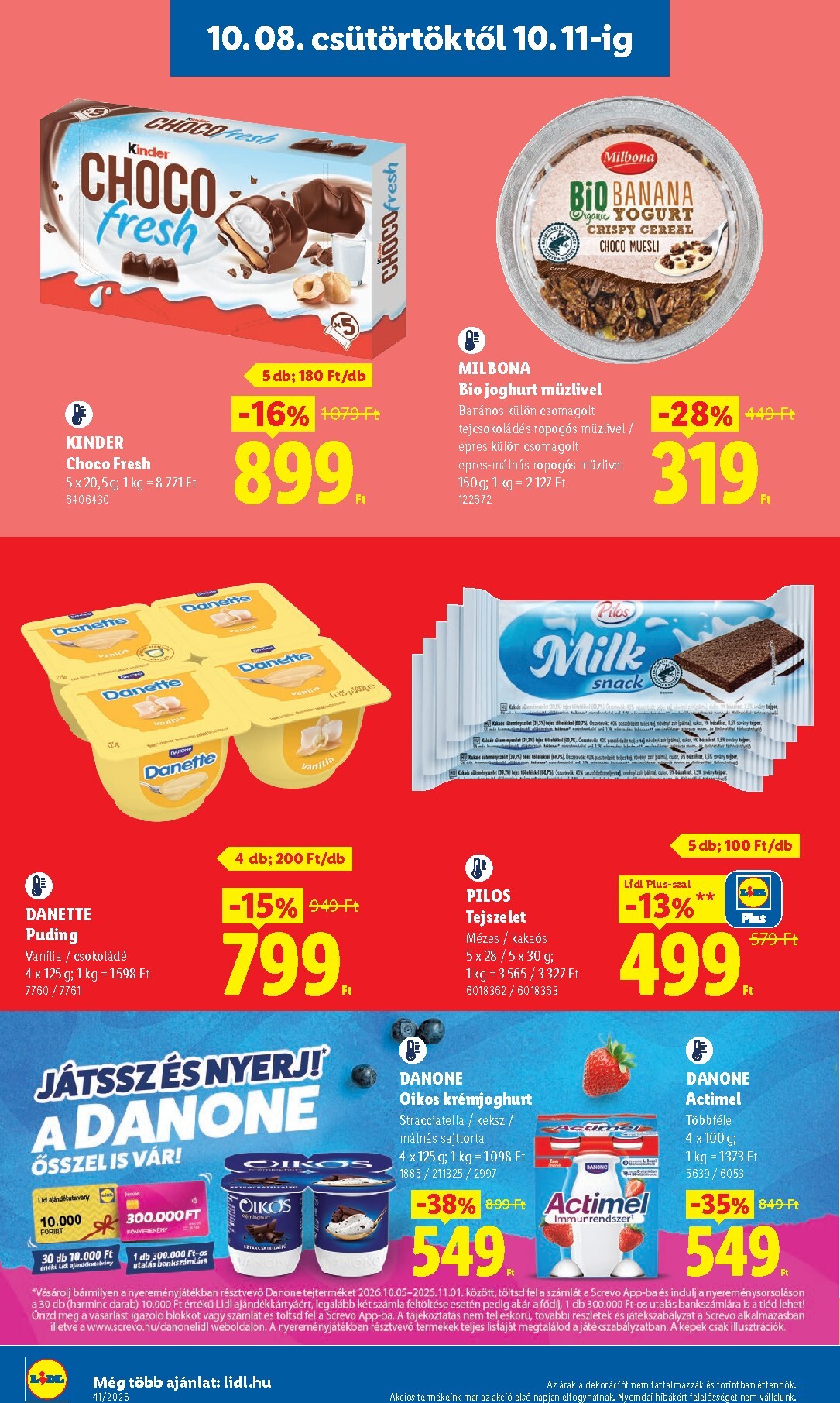 lidl - Lidl hirdetmény a következő hétre csütörtöktől 2026.10.08.-tól szerdától 2026.10.14.-ig - page: 8