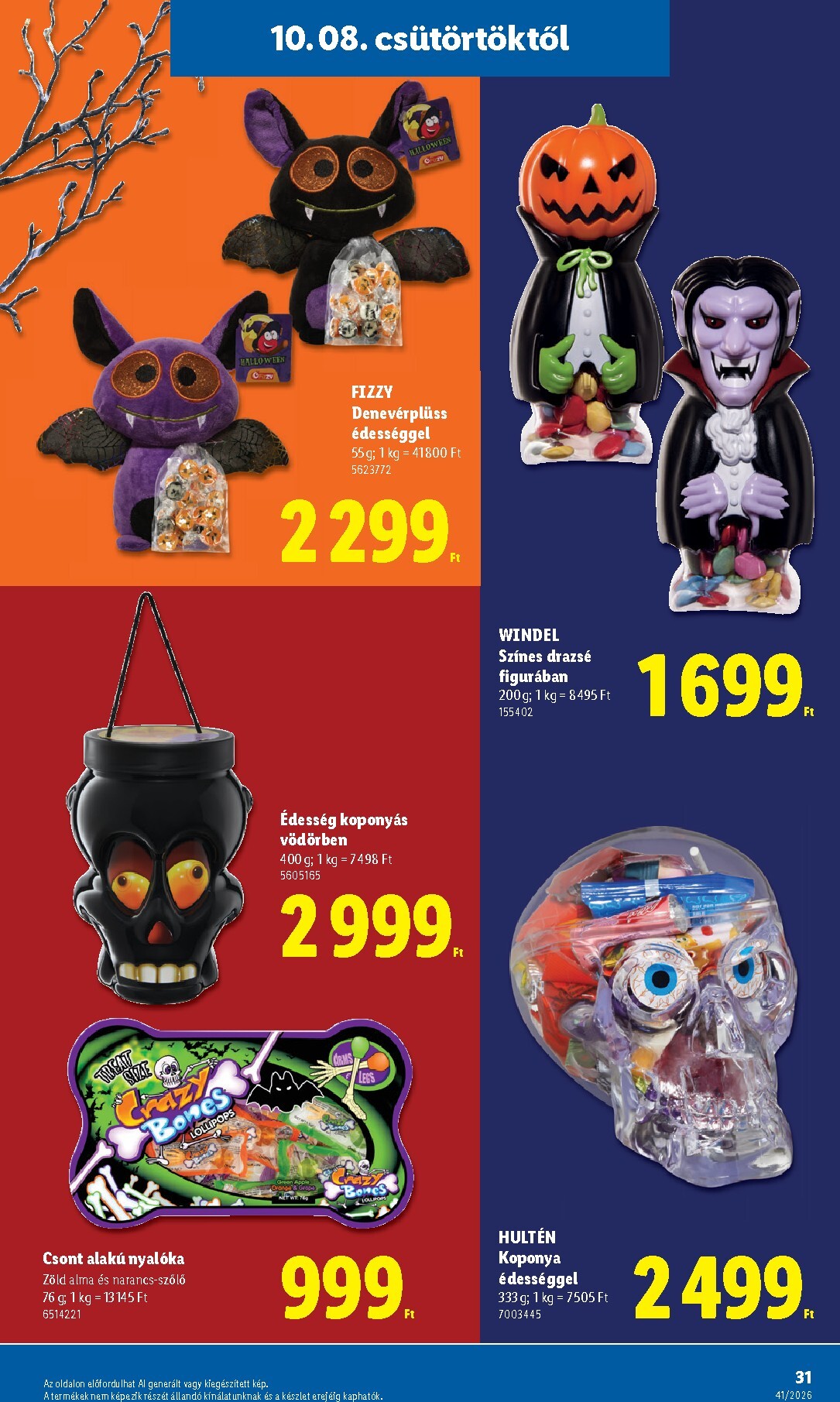lidl - Lidl hirdetmény a következő hétre csütörtöktől 2026.10.08.-tól szerdától 2026.10.14.-ig - page: 31