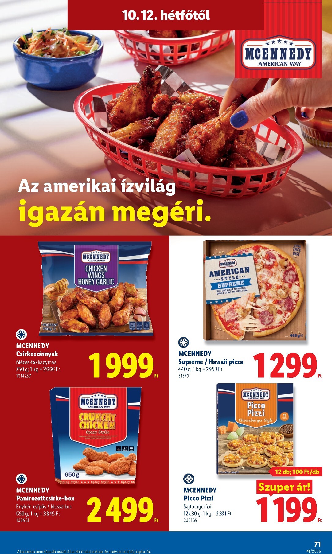 lidl - Lidl hirdetmény a következő hétre csütörtöktől 2026.10.08.-tól szerdától 2026.10.14.-ig - page: 71