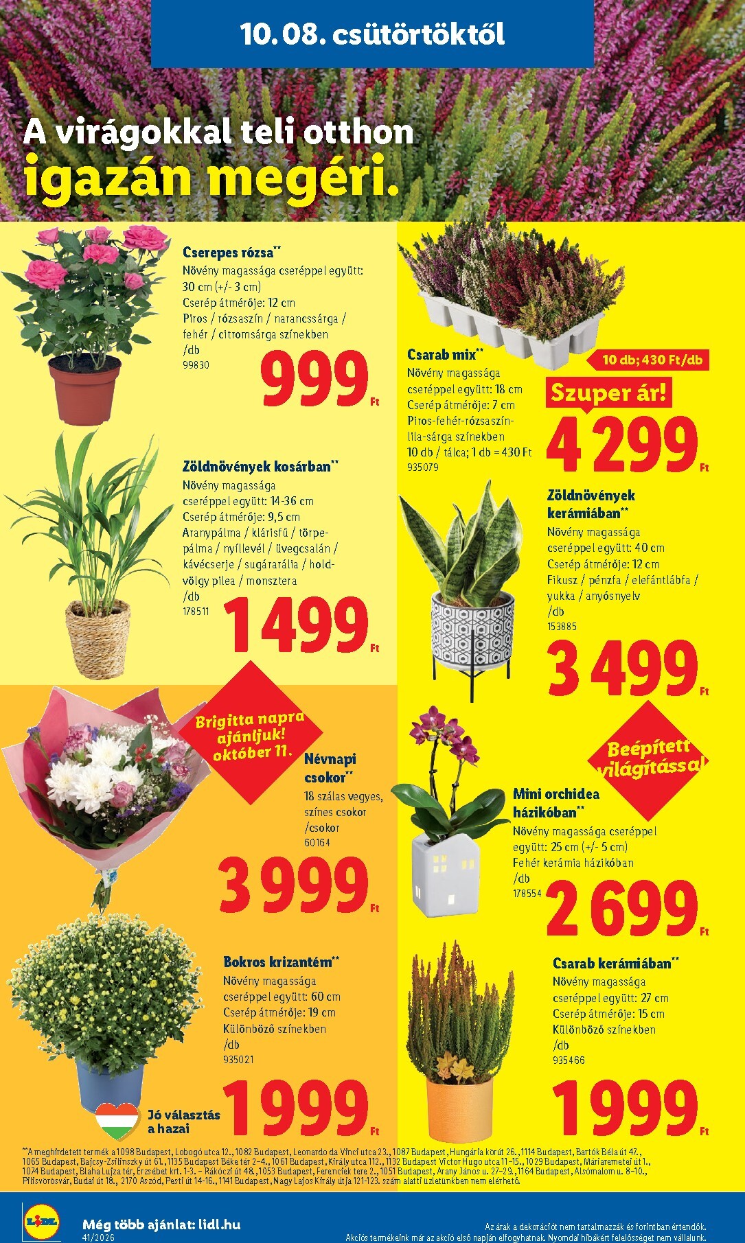 lidl - Lidl hirdetmény a következő hétre csütörtöktől 2026.10.08.-tól szerdától 2026.10.14.-ig - page: 16