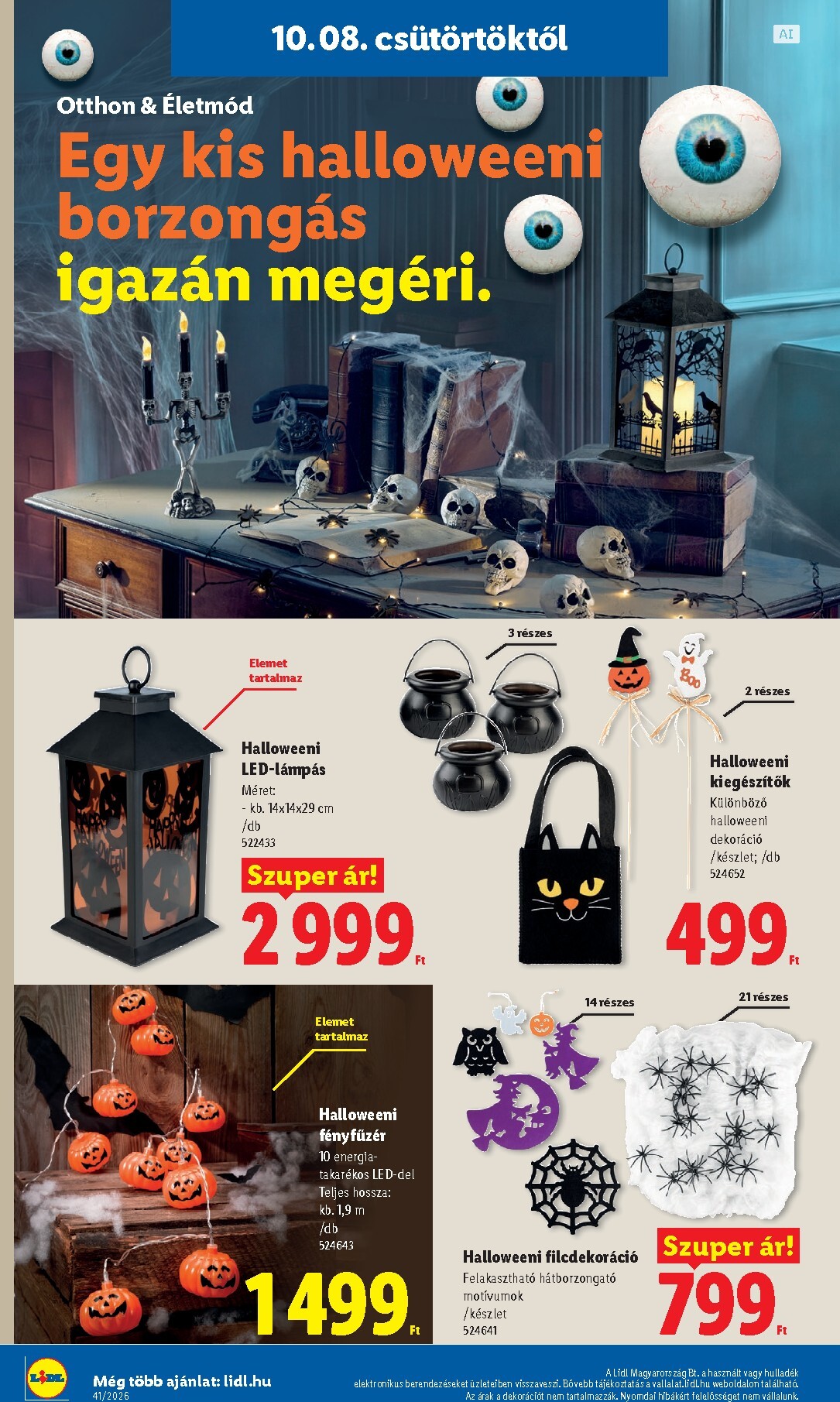 lidl - Lidl hirdetmény a következő hétre csütörtöktől 2026.10.08.-tól szerdától 2026.10.14.-ig - page: 36