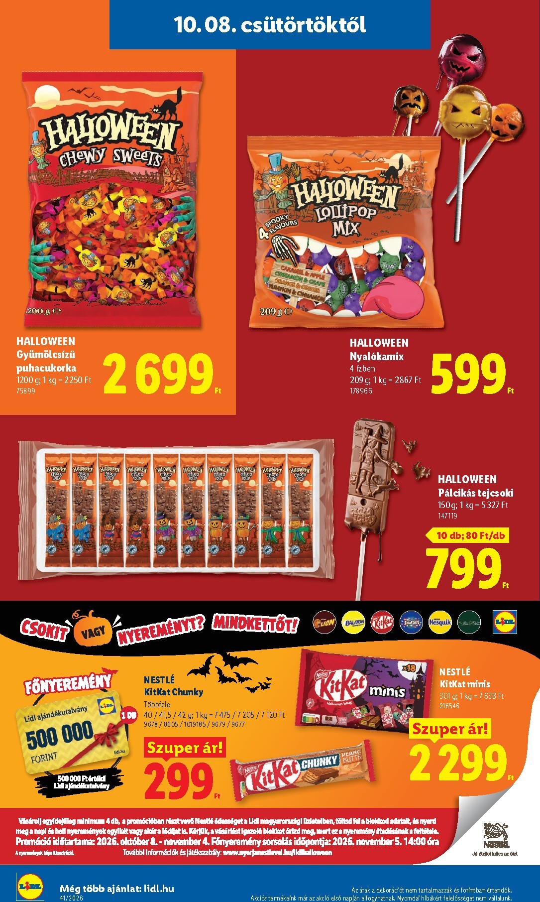 lidl - Lidl hirdetmény a következő hétre csütörtöktől 2026.10.08.-tól szerdától 2026.10.14.-ig - page: 26