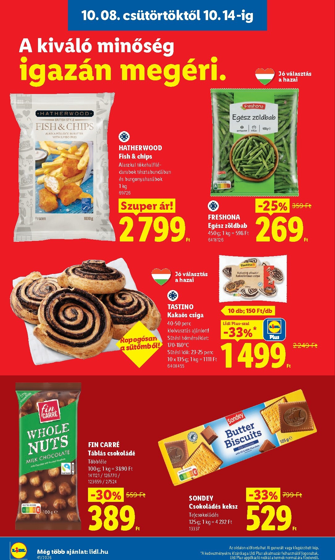 lidl - Lidl hirdetmény a következő hétre csütörtöktől 2026.10.08.-tól szerdától 2026.10.14.-ig - page: 10