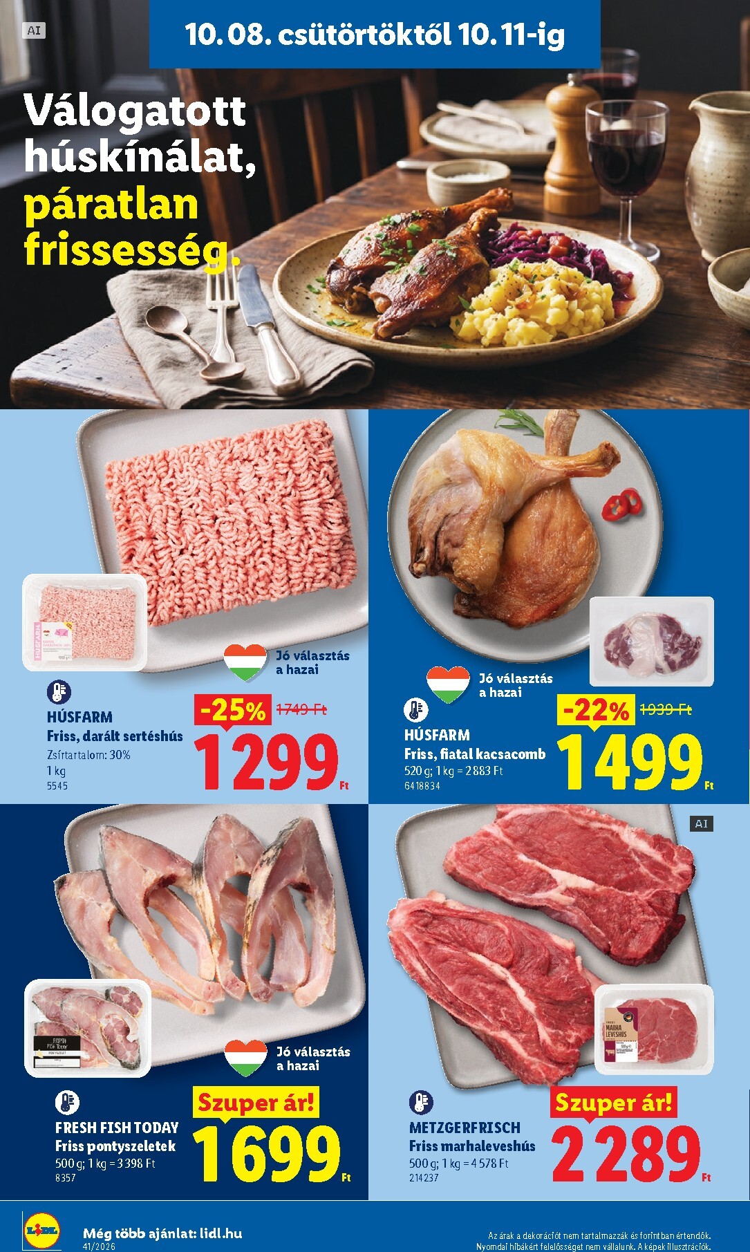 lidl - Lidl hirdetmény a következő hétre csütörtöktől 2026.10.08.-tól szerdától 2026.10.14.-ig - page: 4