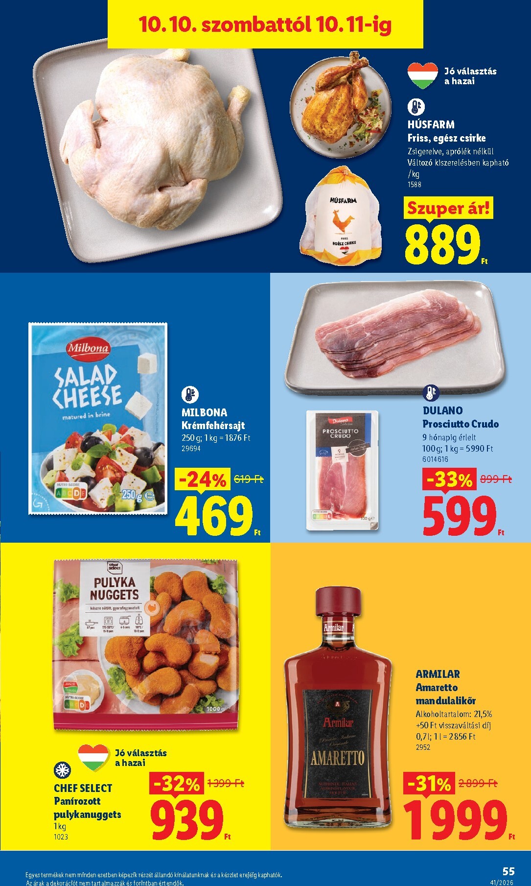 lidl - Lidl hirdetmény a következő hétre csütörtöktől 2026.10.08.-tól szerdától 2026.10.14.-ig - page: 55