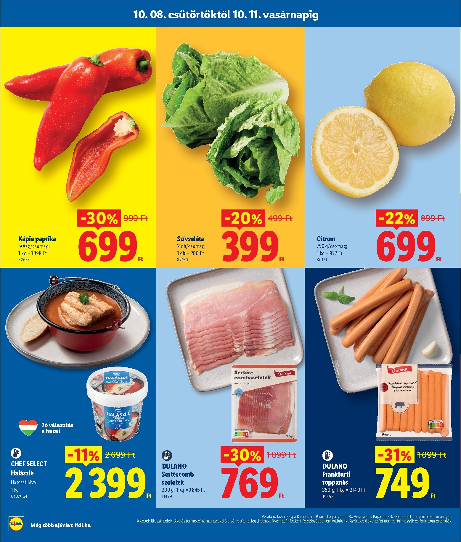 lidl - Lidl - Debrecen, Veszprém hirdetmény a következő hétre csütörtöktől 2026.10.08.-tól vasárnaptól 2026.10.11.-ig - page: 2
