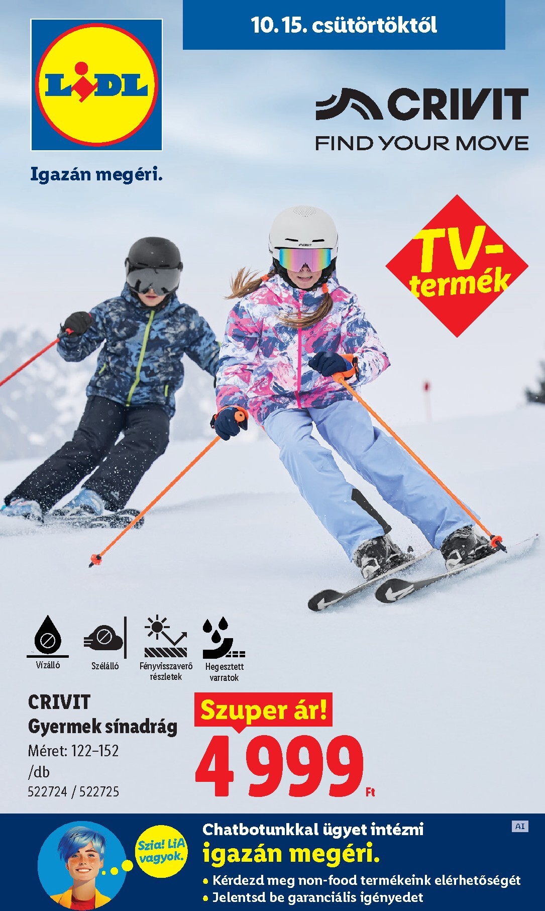 lidl - Lidl - Nonfood hirdetmény a következő hétre csütörtöktől 2026.10.15.-tól szerdától 2026.10.21.-ig