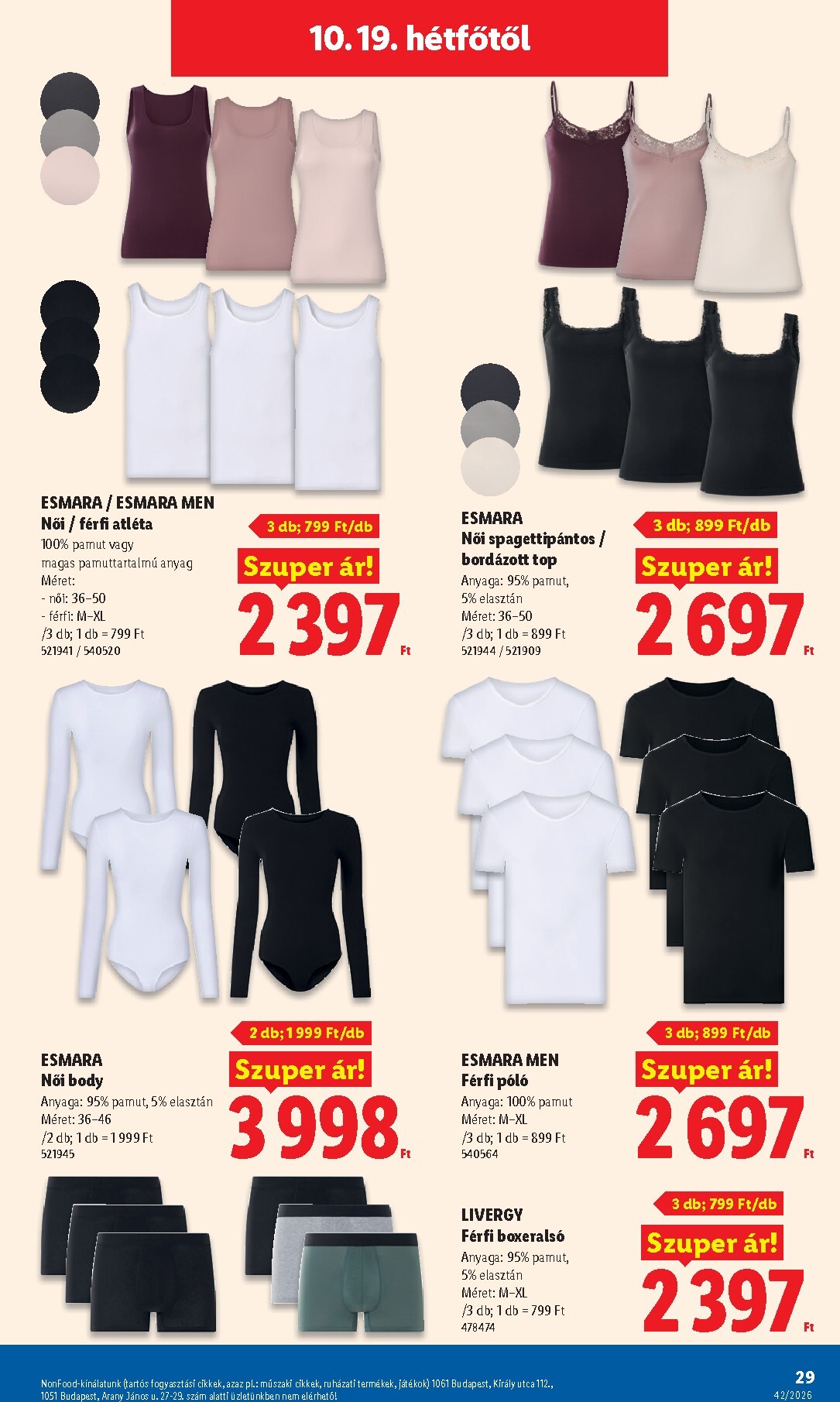lidl - Lidl - Nonfood hirdetmény a következő hétre csütörtöktől 2026.10.15.-tól szerdától 2026.10.21.-ig - page: 29
