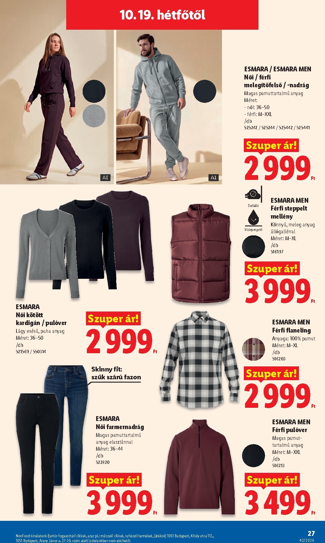 lidl - Lidl - Nonfood hirdetmény a következő hétre csütörtöktől 2026.10.15.-tól szerdától 2026.10.21.-ig - page: 27