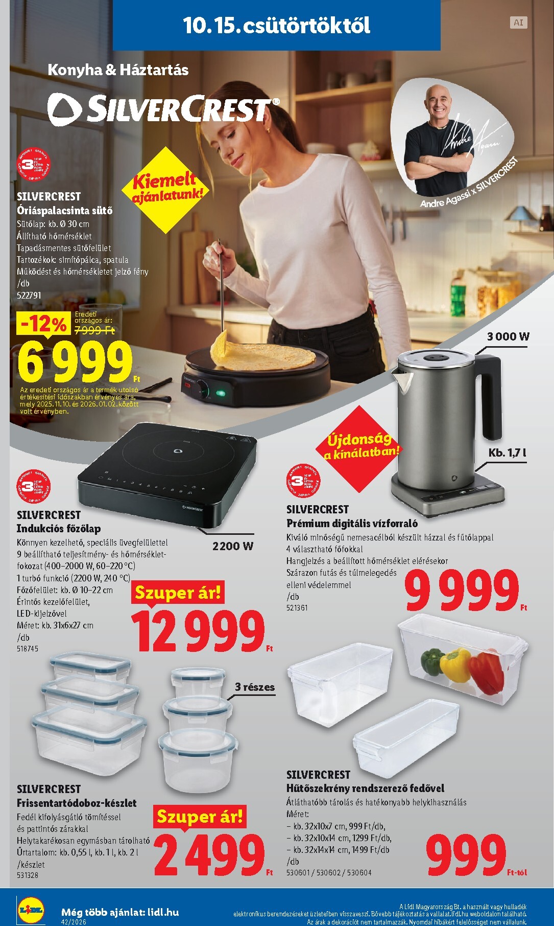 lidl - Lidl hirdetmény a következő hétre csütörtöktől 2026.10.15.-tól szerdától 2026.10.21.-ig - page: 38