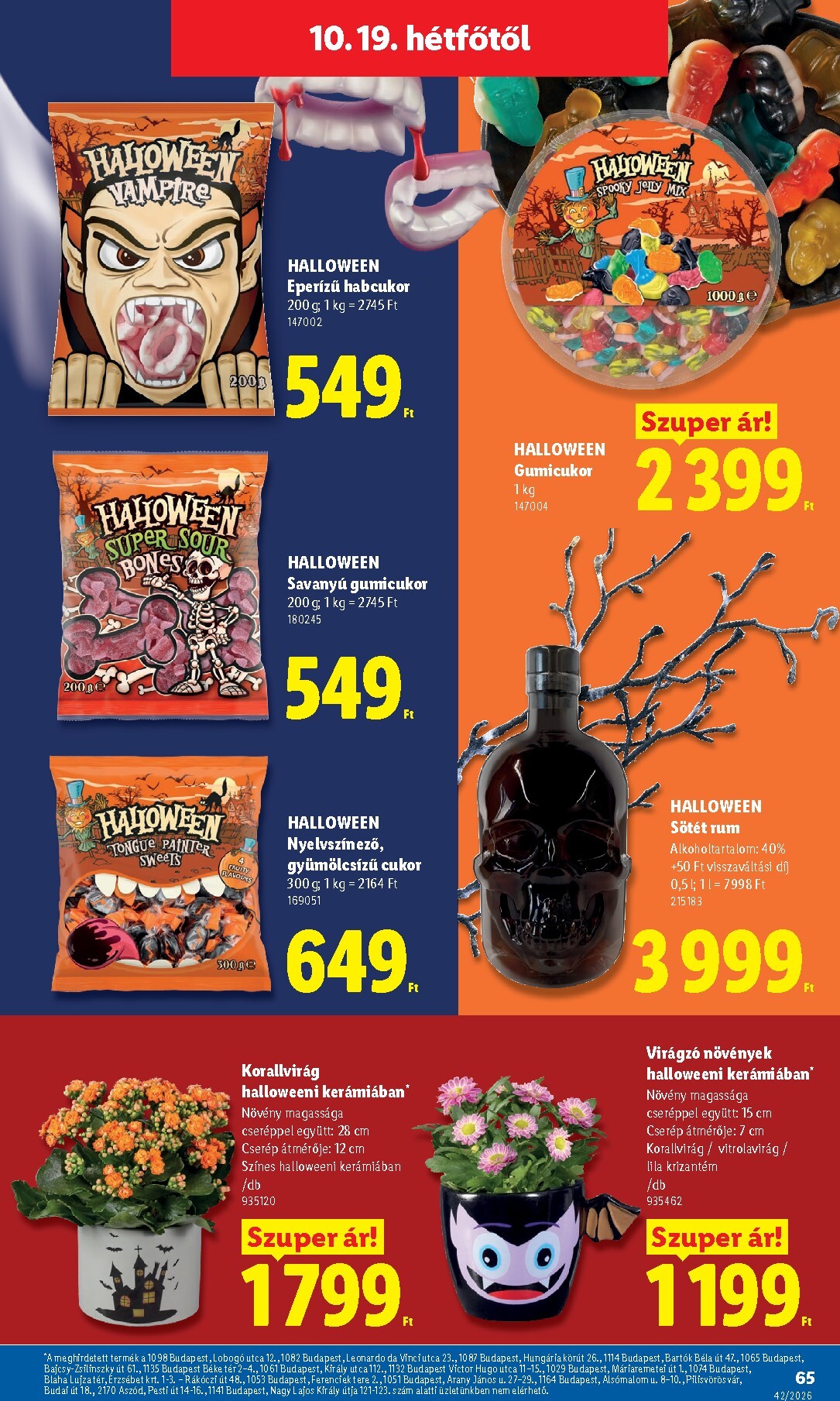 lidl - Lidl hirdetmény a következő hétre csütörtöktől 2026.10.15.-tól szerdától 2026.10.21.-ig - page: 65