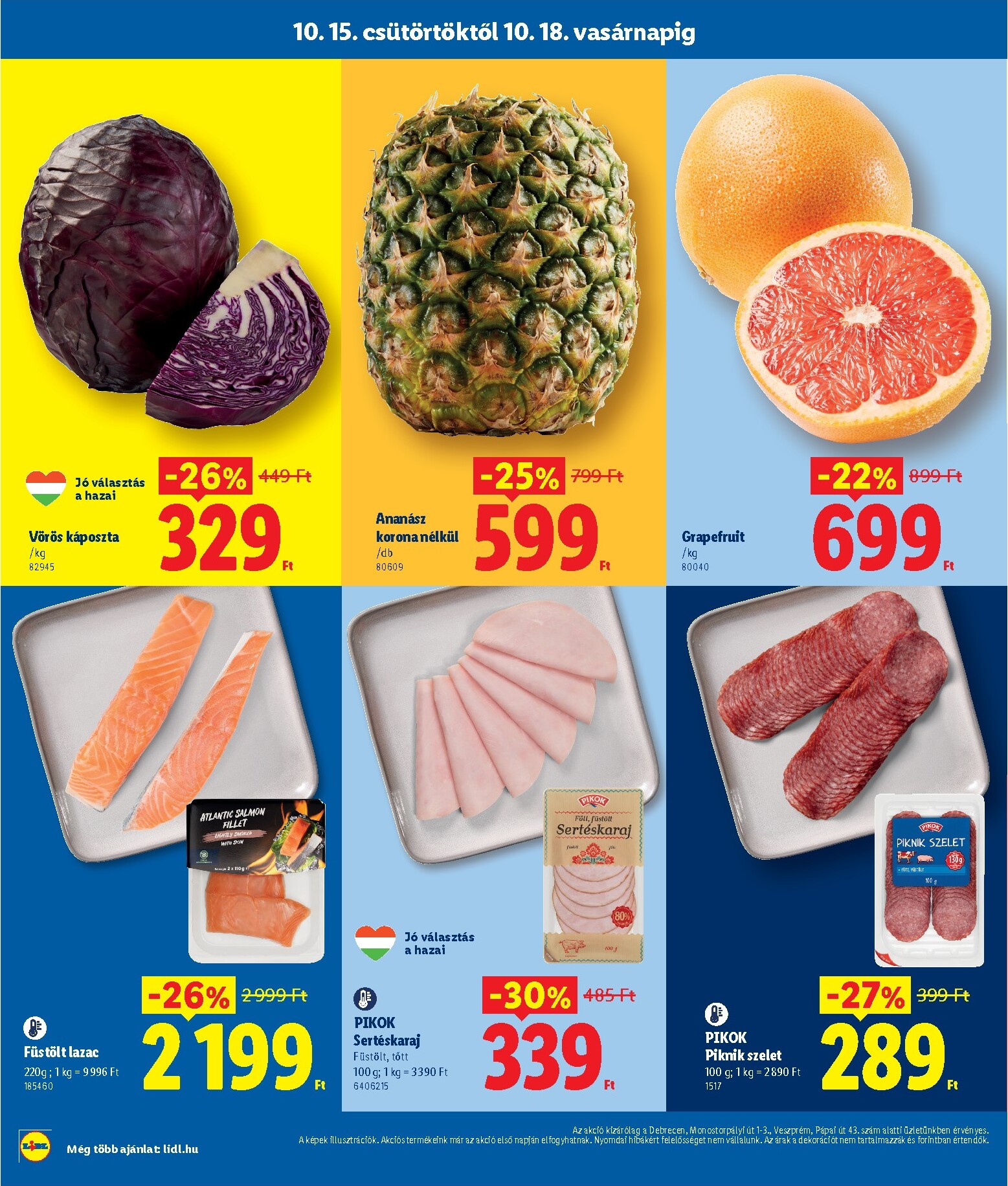 lidl - Lidl - Debrecen, Veszprém hirdetmény a következő hétre csütörtöktől 2026.10.15.-tól vasárnaptól 2026.10.18.-ig - page: 2