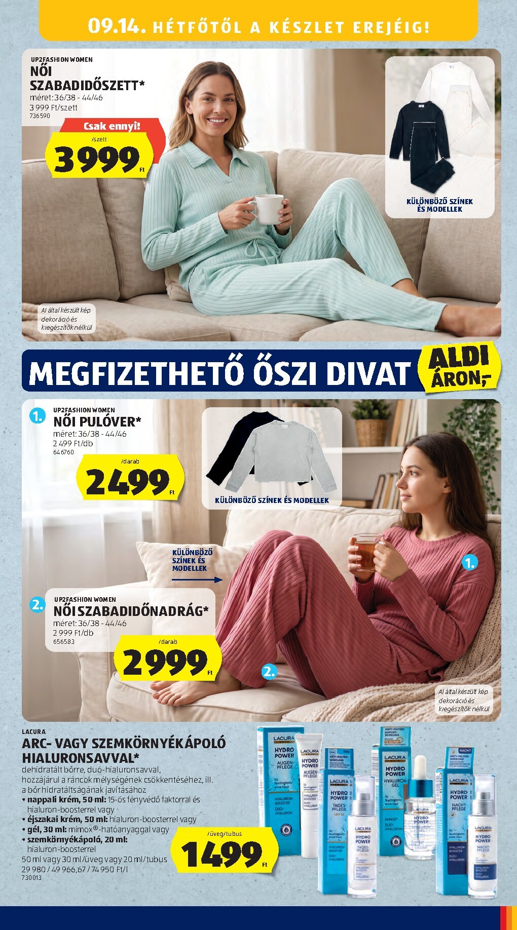 aldi - Aktuális Aldi - Középső sor termékei szórólap érvényes csütörtöktől 2026.09.10.-től szerdától 2026.09.16.-ig - page: 13