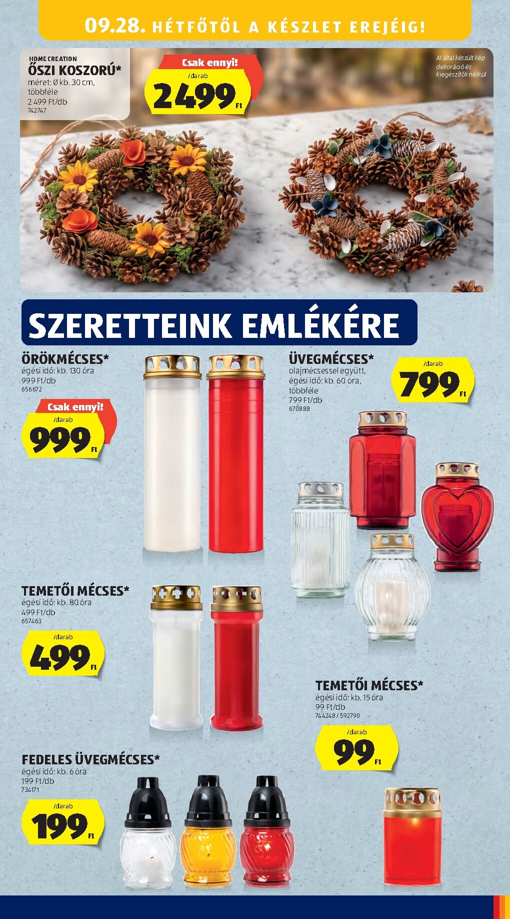 aldi - Aldi - Középső sor termékei hirdetmény a következő hétre csütörtöktől 2026.09.24.-tól szerdától 2026.09.30.-ig - page: 13