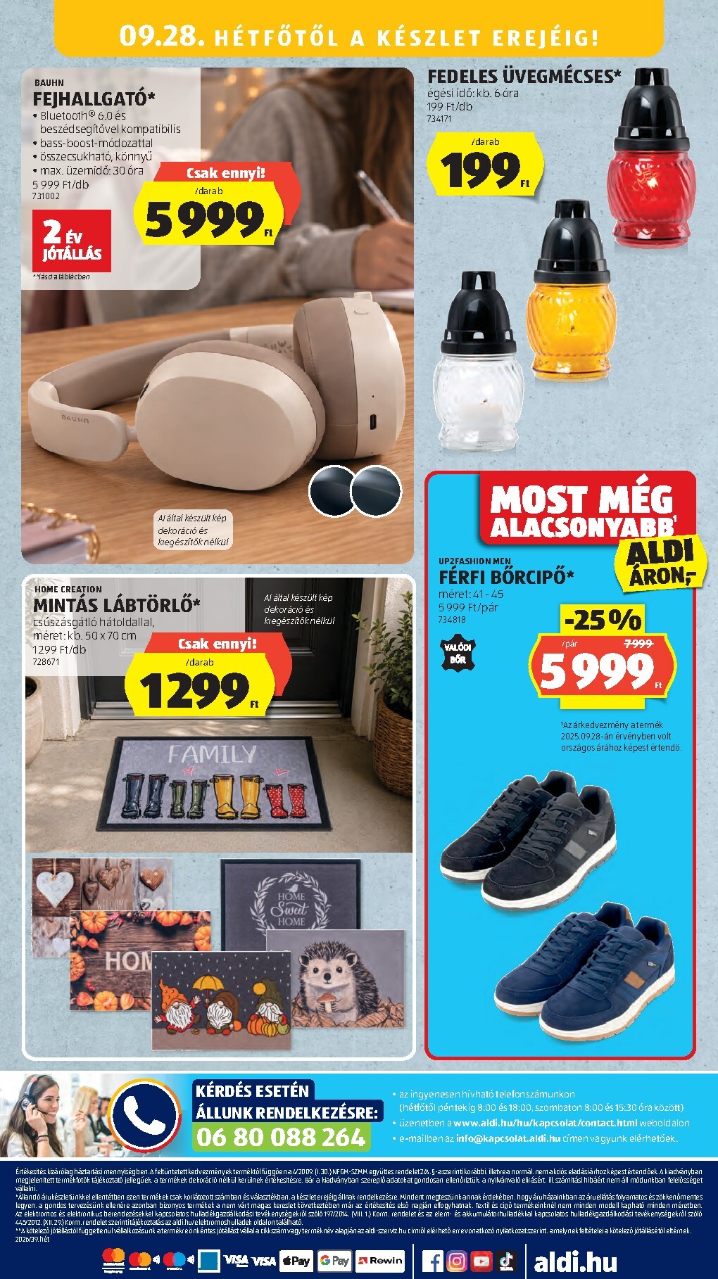 aldi - Aldi - Középső sor termékei hirdetmény a következő hétre csütörtöktől 2026.09.24.-tól szerdától 2026.09.30.-ig - page: 14
