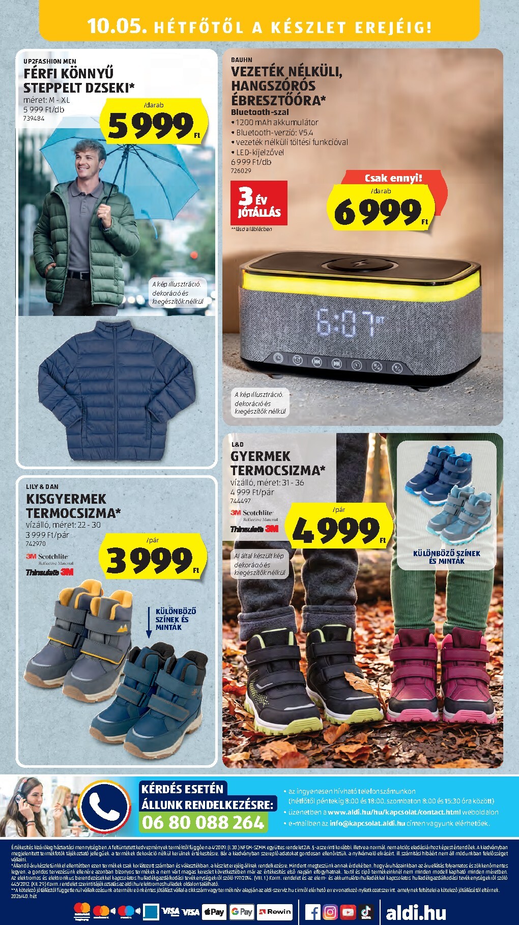 aldi - Aldi - Középső sor termékei hirdetmény a következő hétre csütörtöktől 2026.10.01.-tól szerdától 2026.10.07.-ig - page: 16