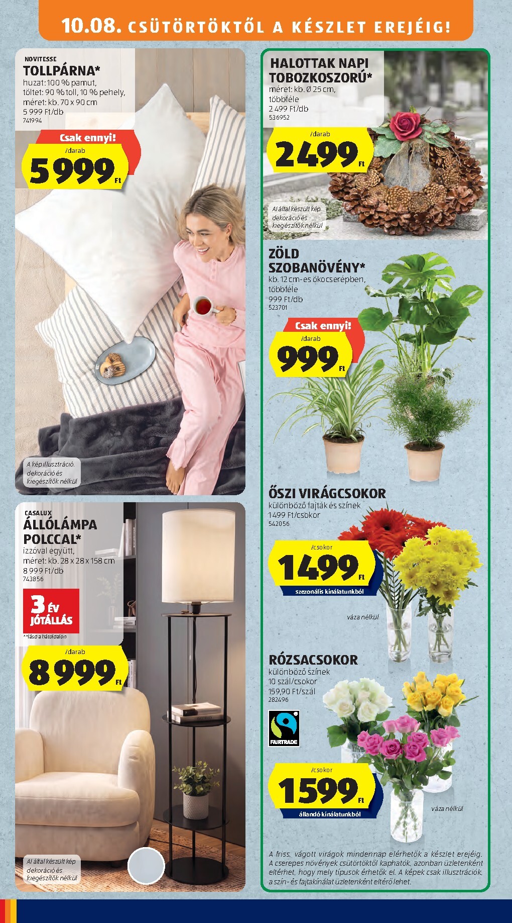 aldi - Aldi - Középső sor termékei hirdetmény a következő hétre csütörtöktől 2026.10.08.-tól szerdától 2026.10.14.-ig - page: 6