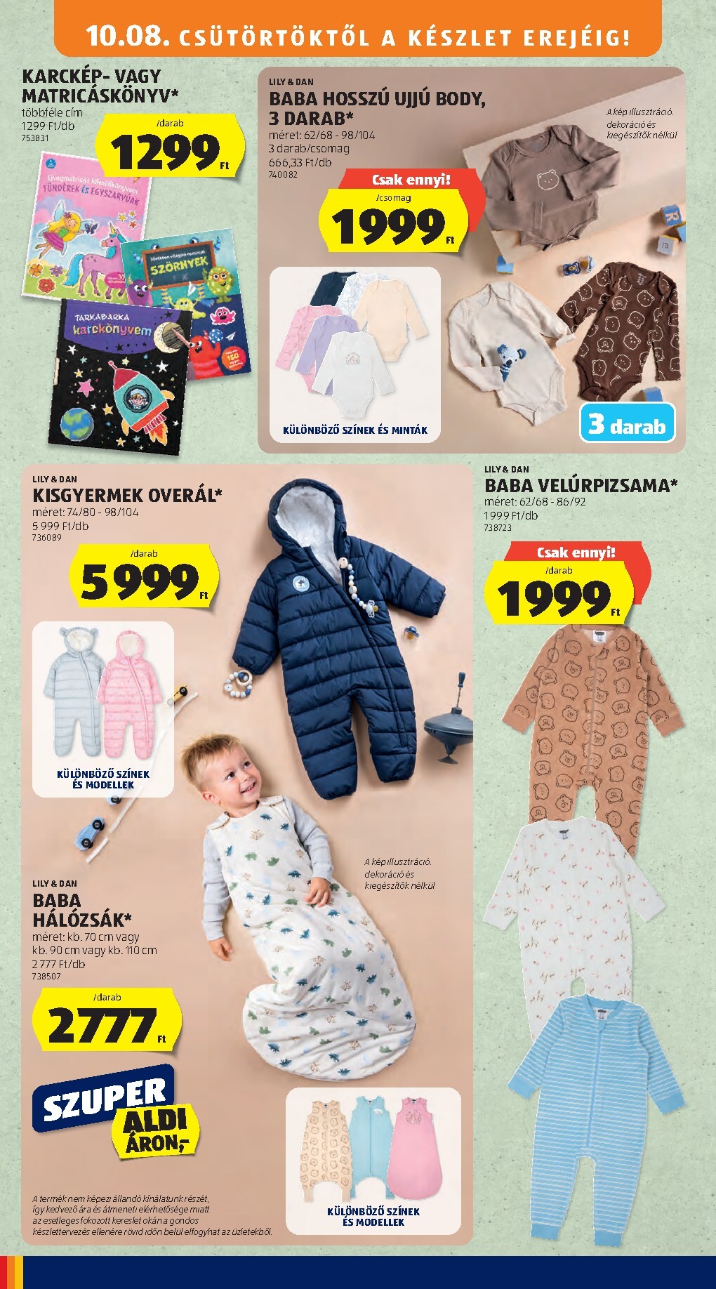 aldi - Aldi - Középső sor termékei hirdetmény a következő hétre csütörtöktől 2026.10.08.-tól szerdától 2026.10.14.-ig - page: 4