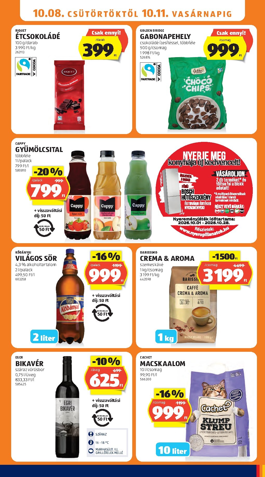 aldi - Aldi hirdetmény a következő hétre csütörtöktől 2026.10.08.-tól szerdától 2026.10.14.-ig - page: 15