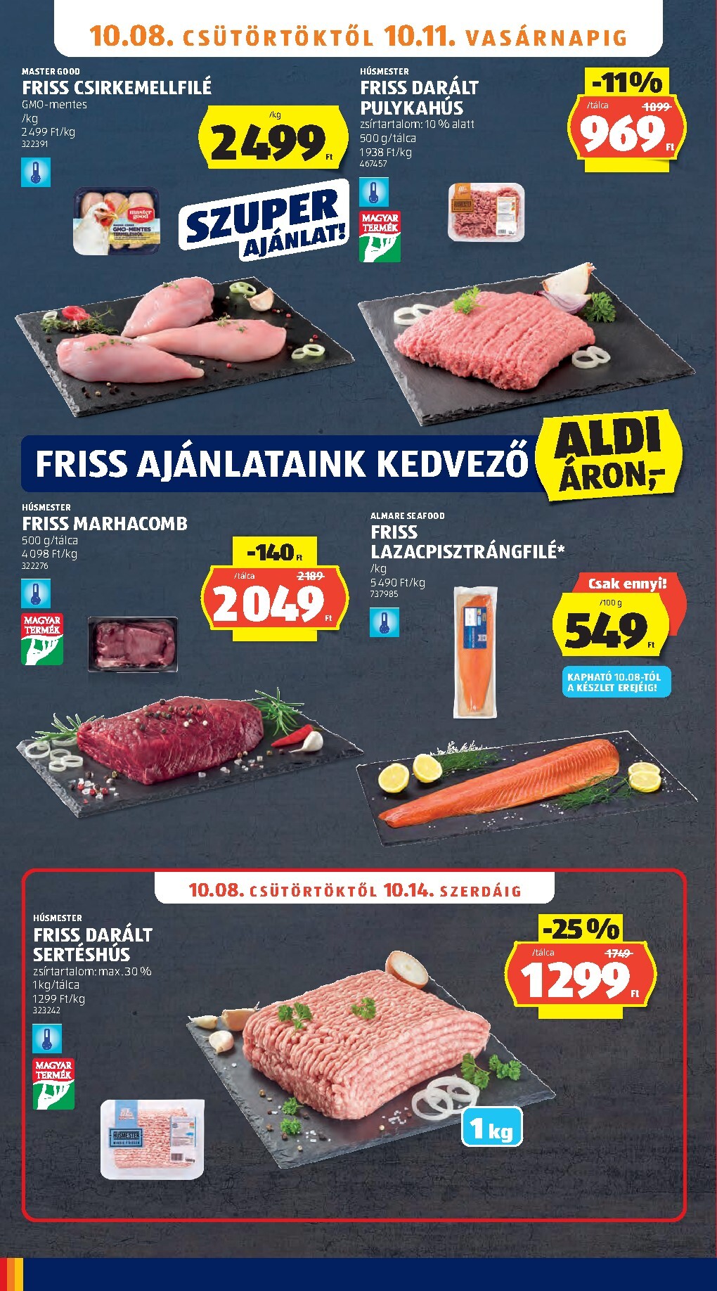 aldi - A jövőbeli Aldi akciós újság csütörtöktől 2026.10.08.-tól szerdától 2026.10.14.-ig érvényes. - page: 8