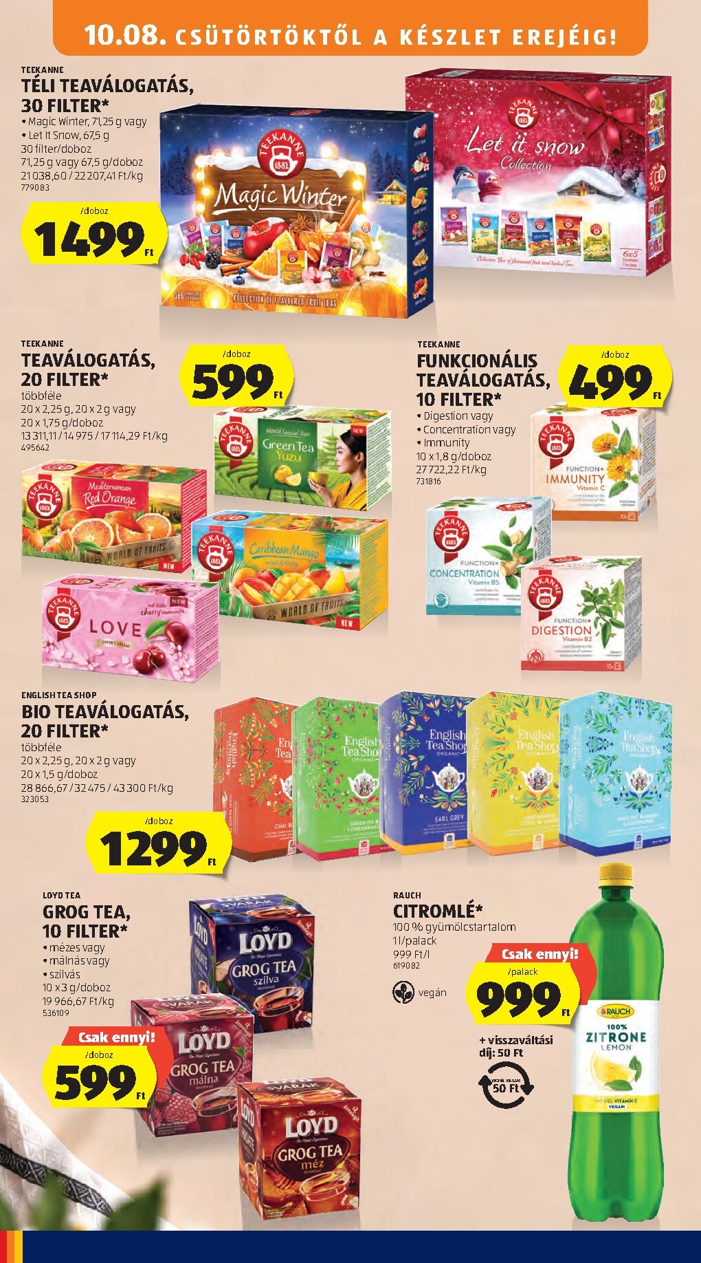 aldi - A jövőbeli Aldi akciós újság csütörtöktől 2026.10.08.-tól szerdától 2026.10.14.-ig érvényes. - page: 22