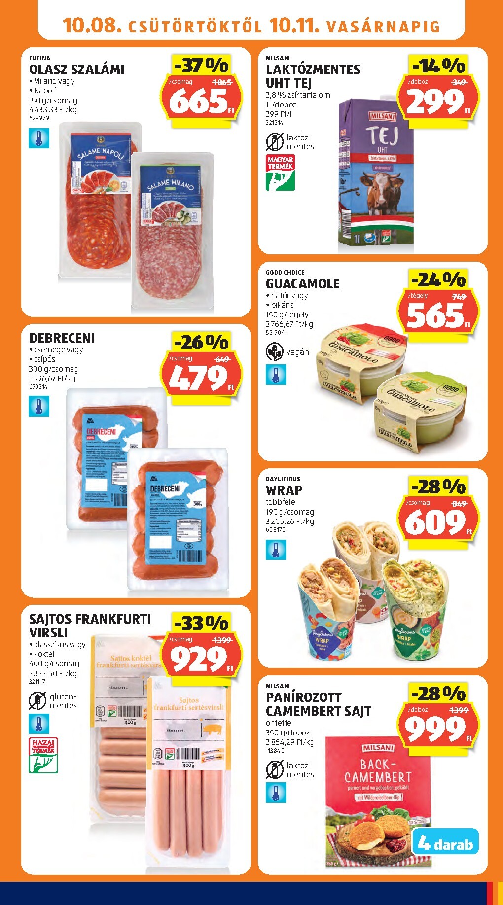 aldi - A jövőbeli Aldi akciós újság csütörtöktől 2026.10.08.-tól szerdától 2026.10.14.-ig érvényes. - page: 13