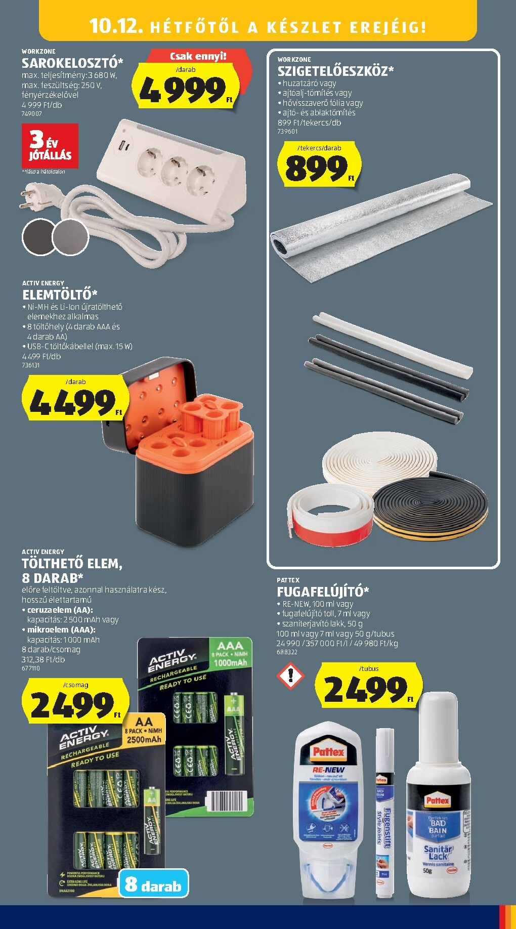 aldi - A jövőbeli Aldi akciós újság csütörtöktől 2026.10.08.-tól szerdától 2026.10.14.-ig érvényes. - page: 47