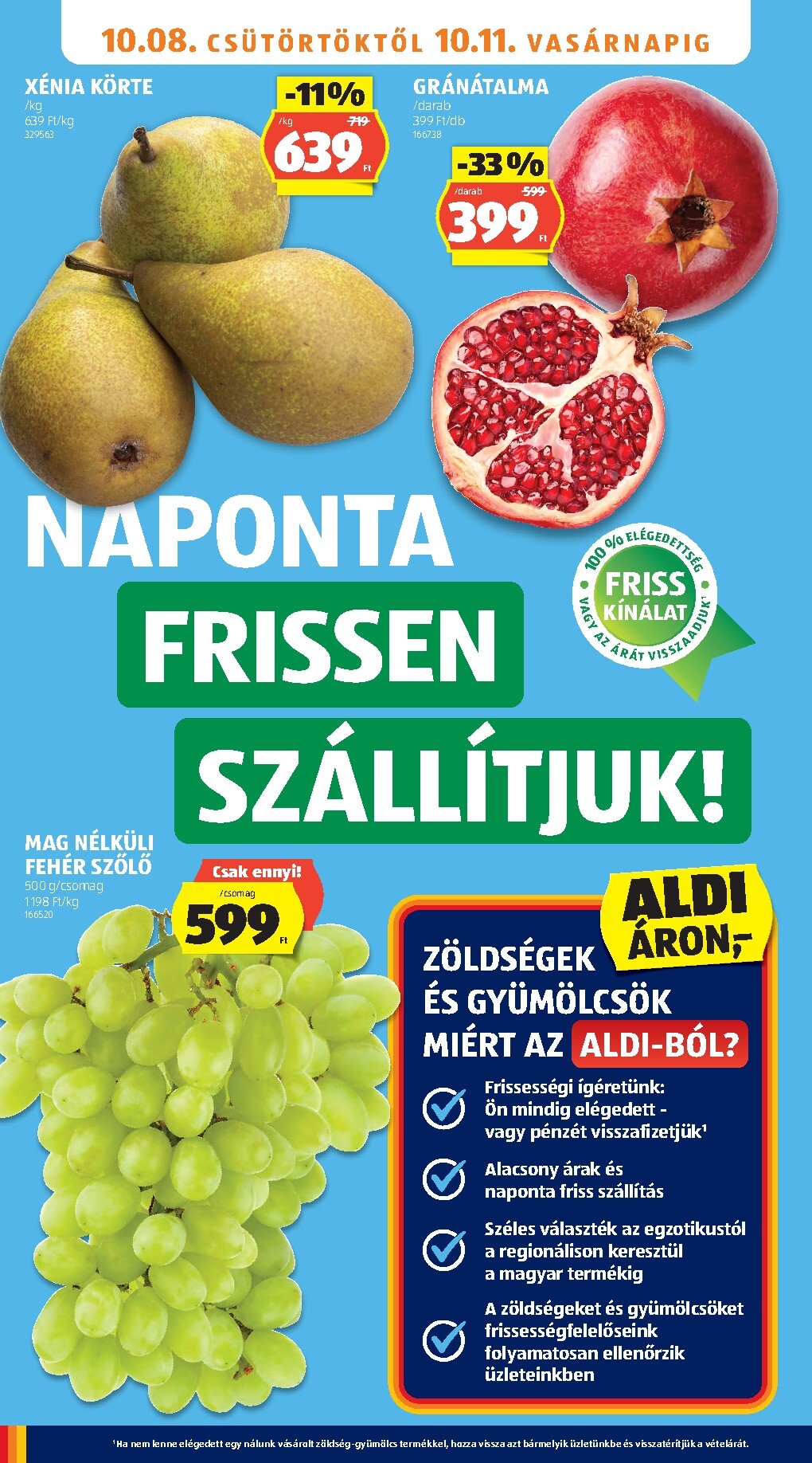 aldi - A jövőbeli Aldi akciós újság csütörtöktől 2026.10.08.-tól szerdától 2026.10.14.-ig érvényes. - page: 6