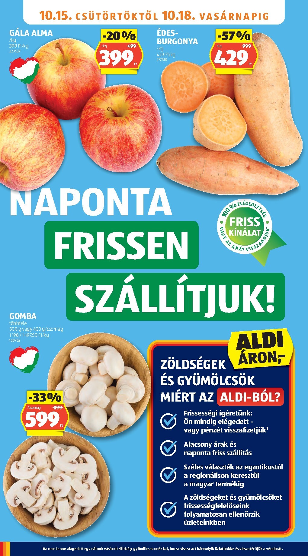 aldi - Aldi hirdetmény a következő hétre csütörtöktől 2026.10.15.-tól szerdától 2026.10.21.-ig - page: 6