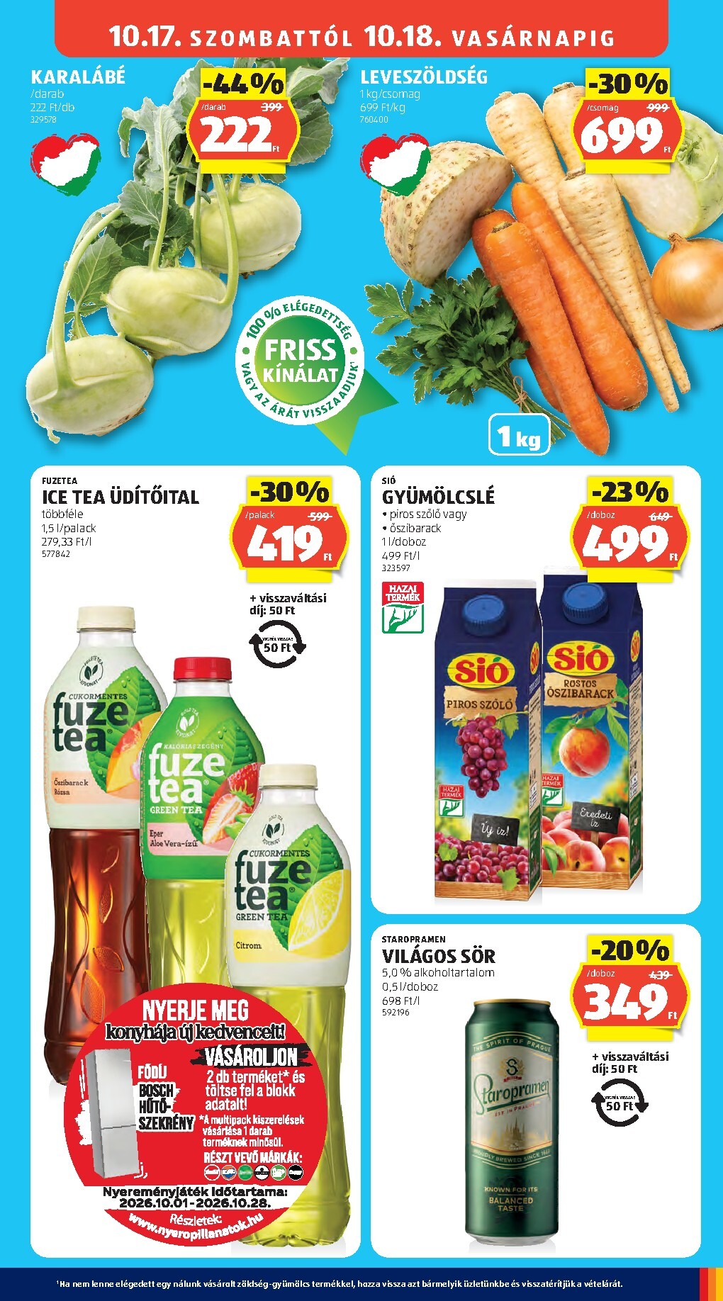 aldi - Aldi hirdetmény a következő hétre csütörtöktől 2026.10.15.-tól szerdától 2026.10.21.-ig - page: 25
